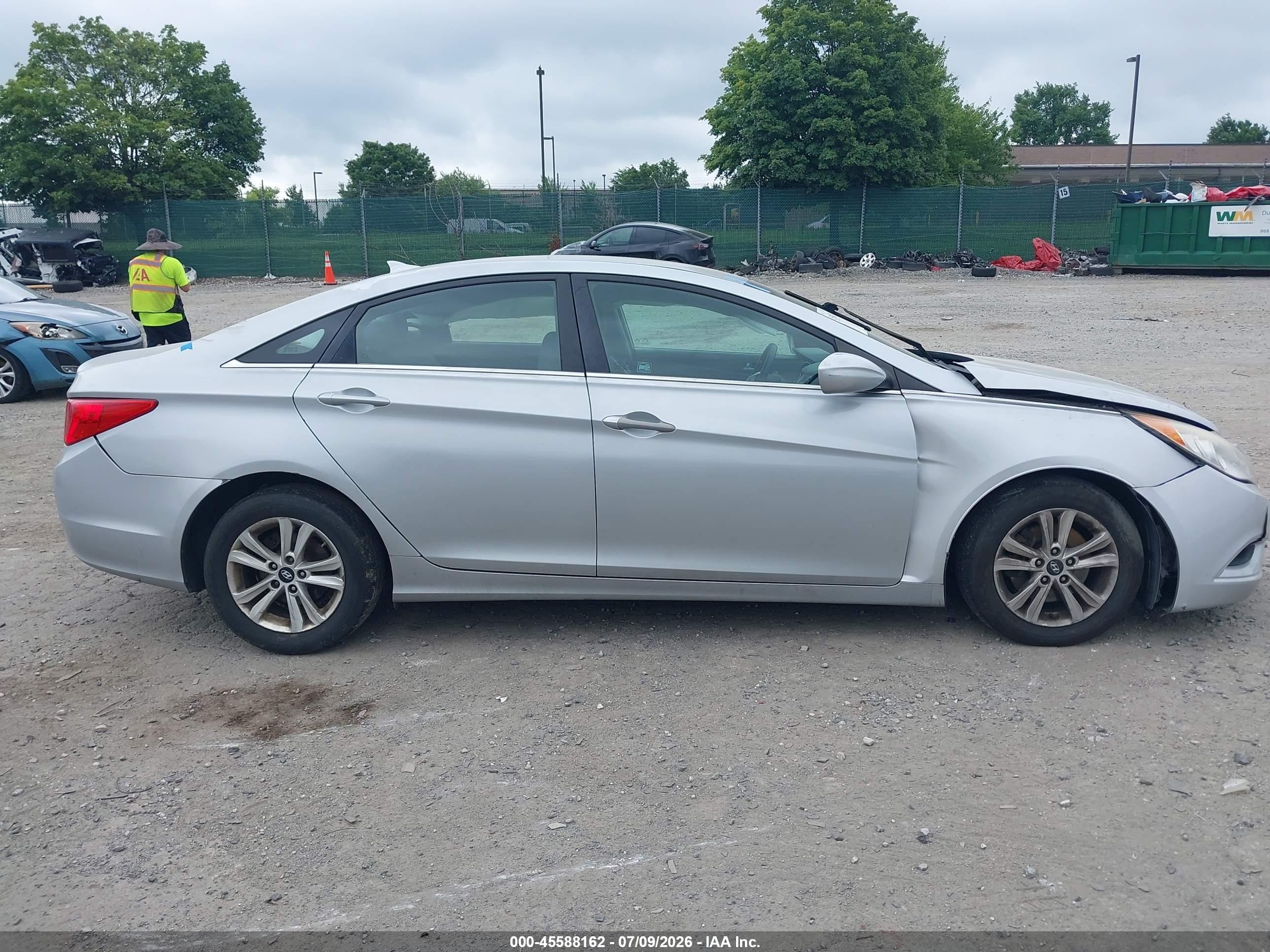 2013 Hyundai Sonata Gls Silver vin: 5NPEB4AC2DH795867