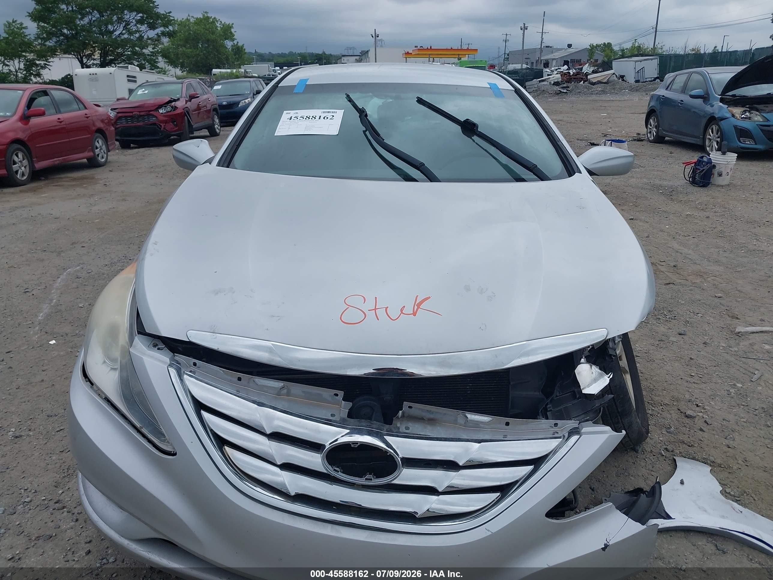 2013 Hyundai Sonata Gls Silver vin: 5NPEB4AC2DH795867
