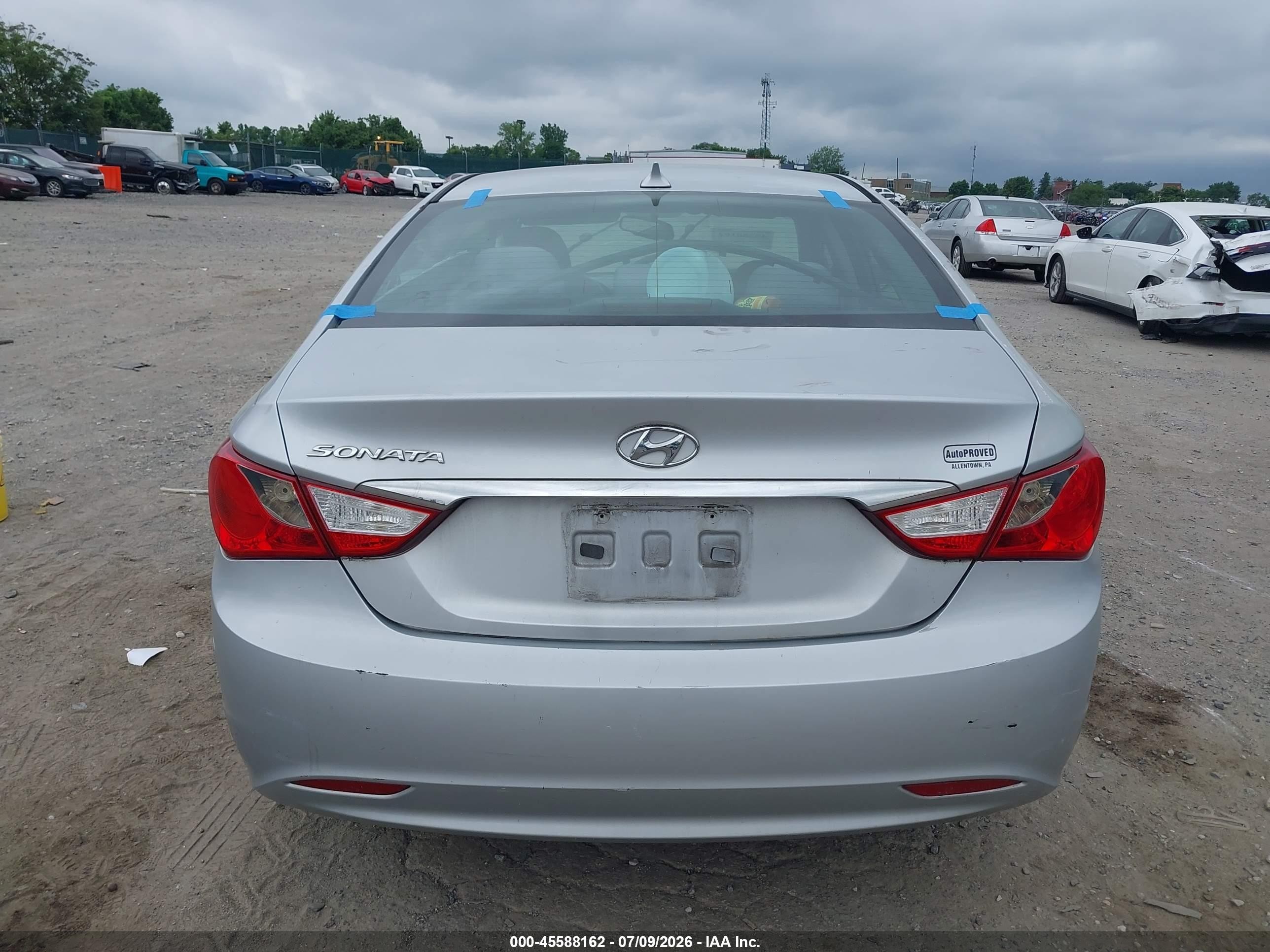 2013 Hyundai Sonata Gls Silver vin: 5NPEB4AC2DH795867