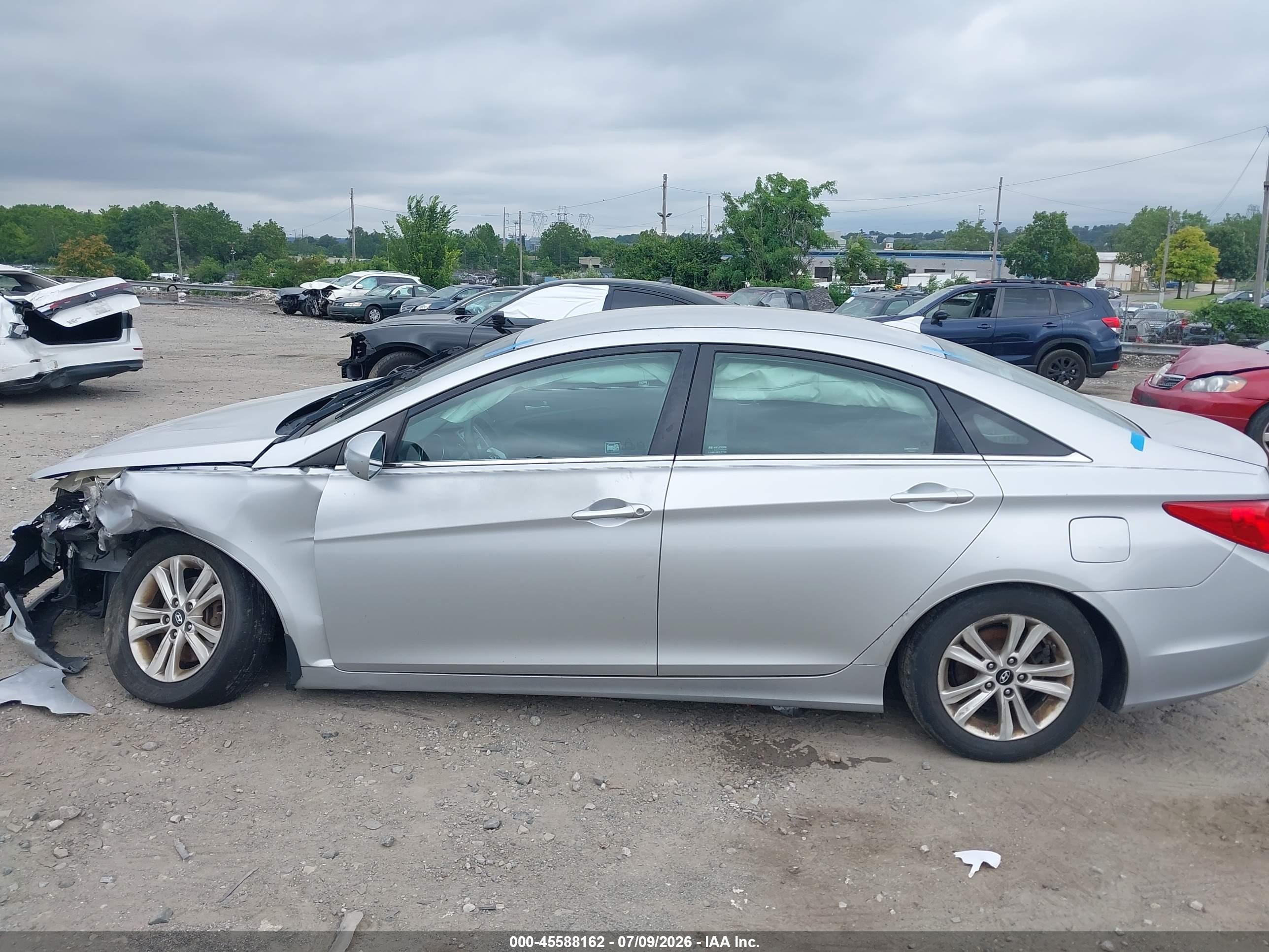 2013 Hyundai Sonata Gls Silver vin: 5NPEB4AC2DH795867