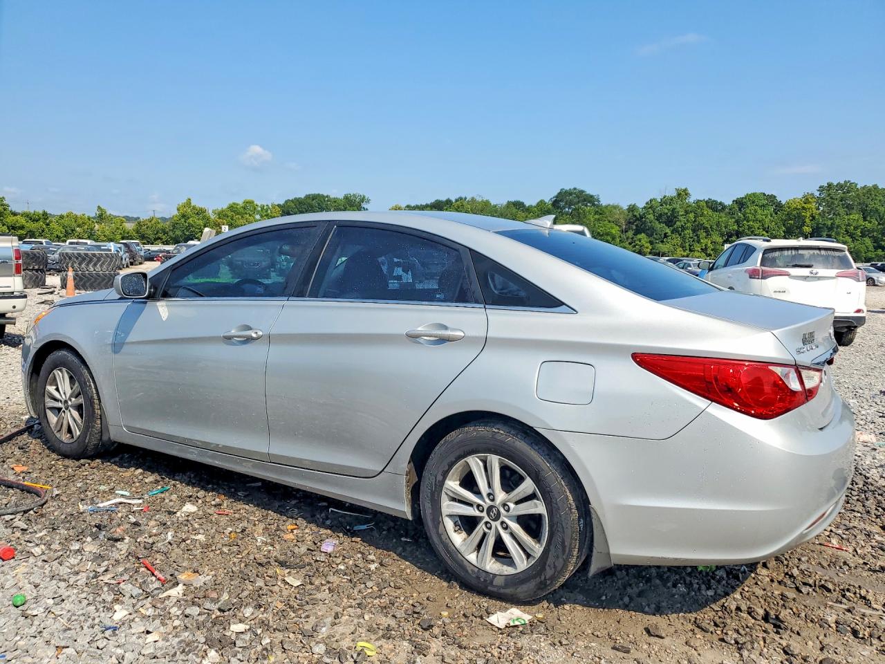 2013 Hyundai Sonata Gls Silver vin: 5NPEB4AC2DH797683