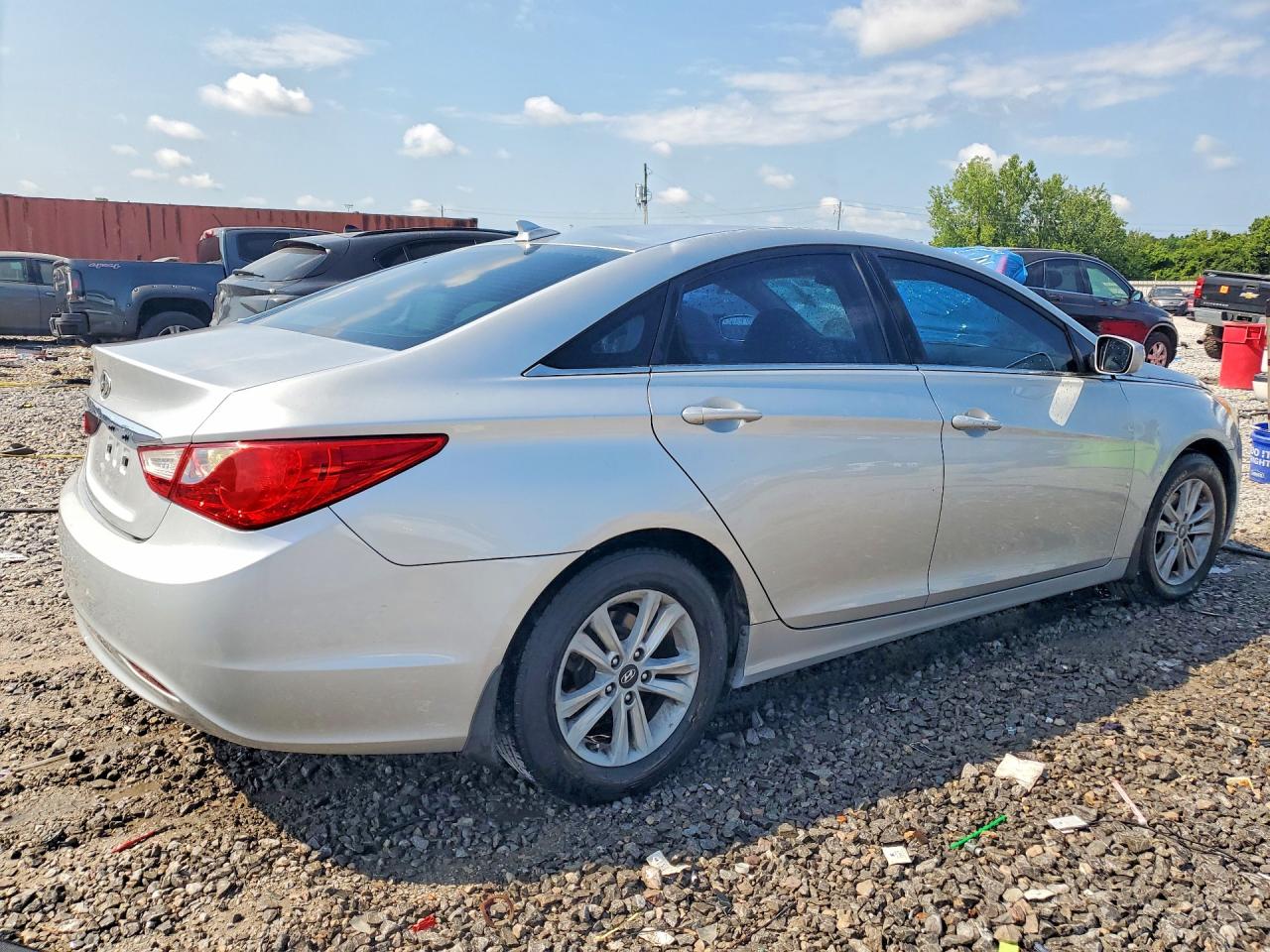 2013 Hyundai Sonata Gls Silver vin: 5NPEB4AC2DH797683