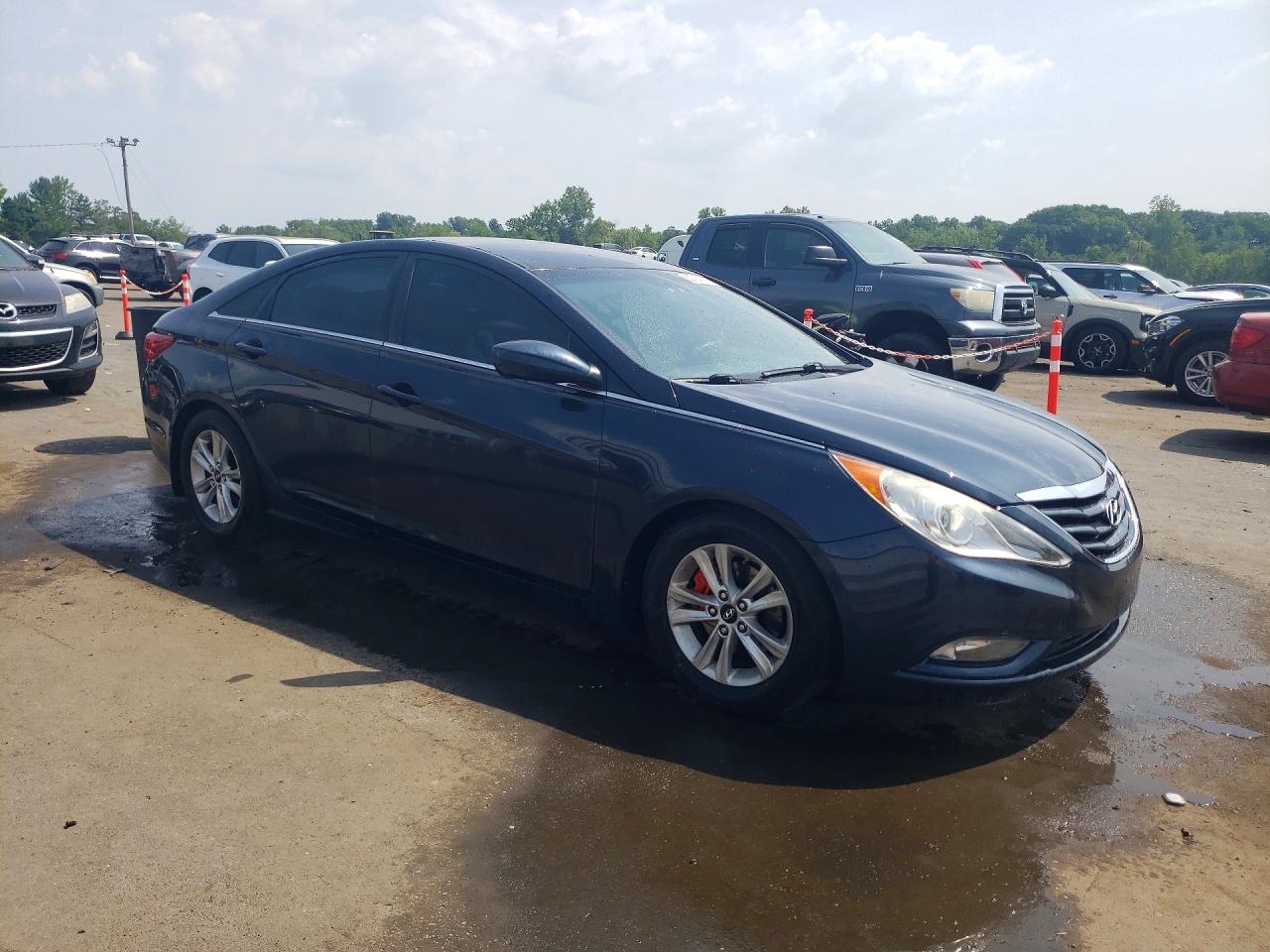 2013 Hyundai Sonata Gls Blue vin: 5NPEB4AC2DH801330