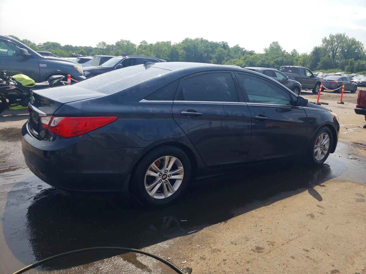 2013 Hyundai Sonata Gls Blue vin: 5NPEB4AC2DH801330
