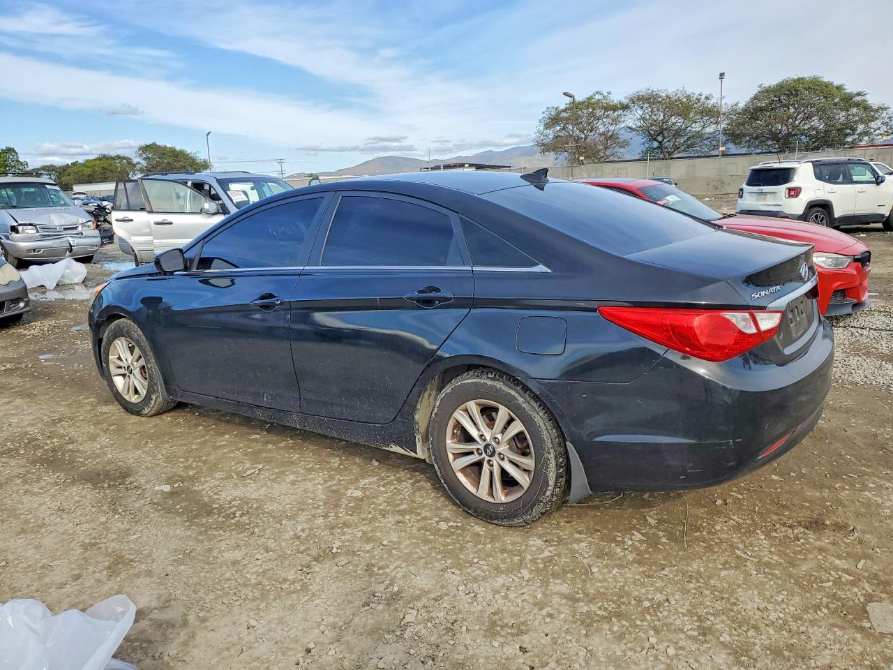 2013 Hyundai Sonata Gls Black vin: 5NPEB4AC2DH805815