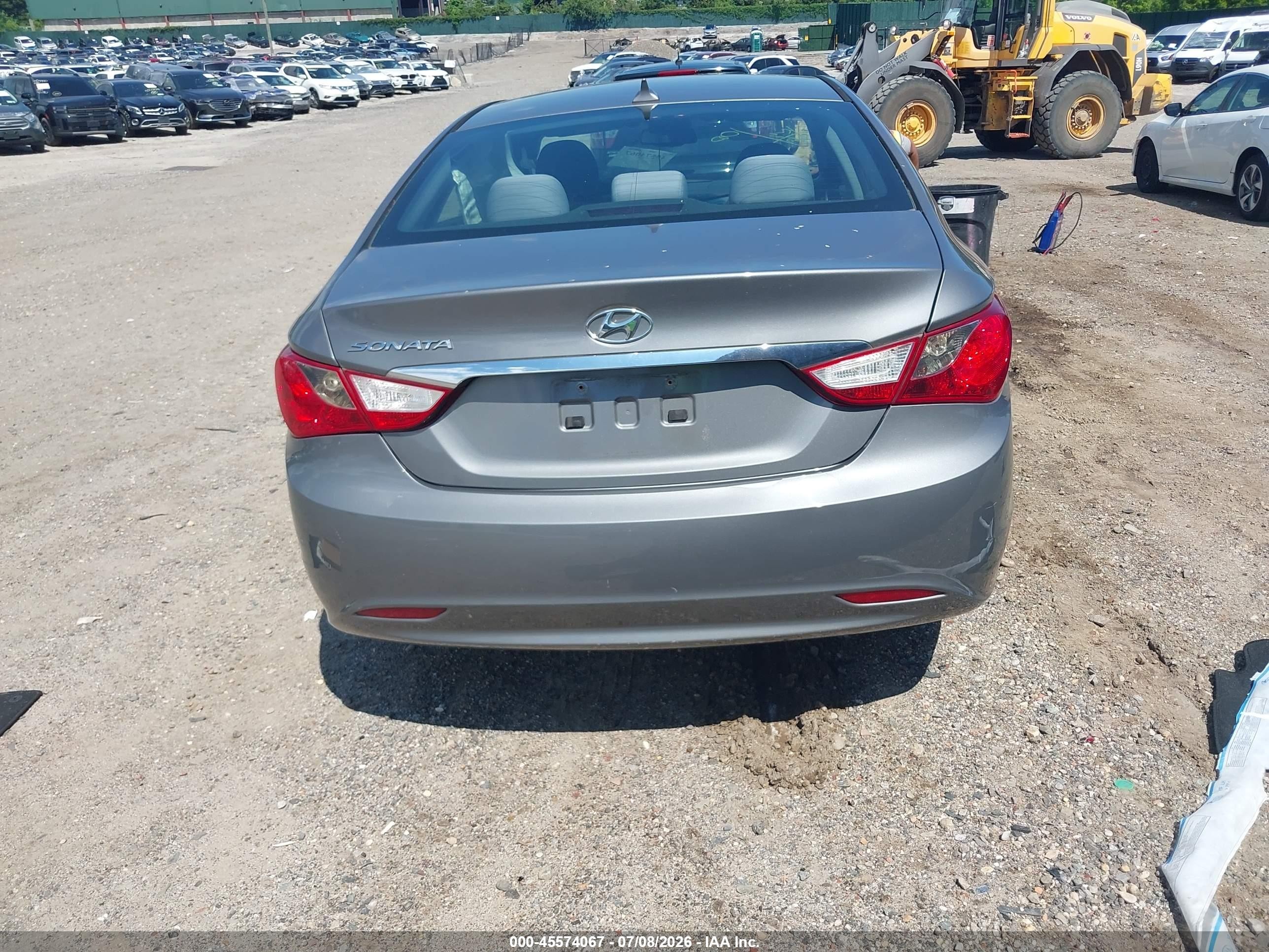 2013 Hyundai Sonata Gls Gray vin: 5NPEB4AC2DH806642
