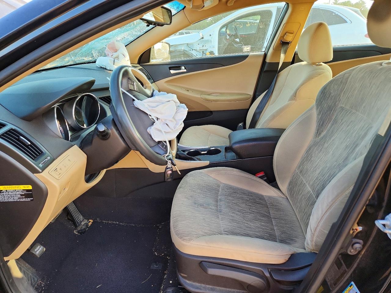 2013 Hyundai Sonata Gls Black vin: 5NPEB4AC2DH808181