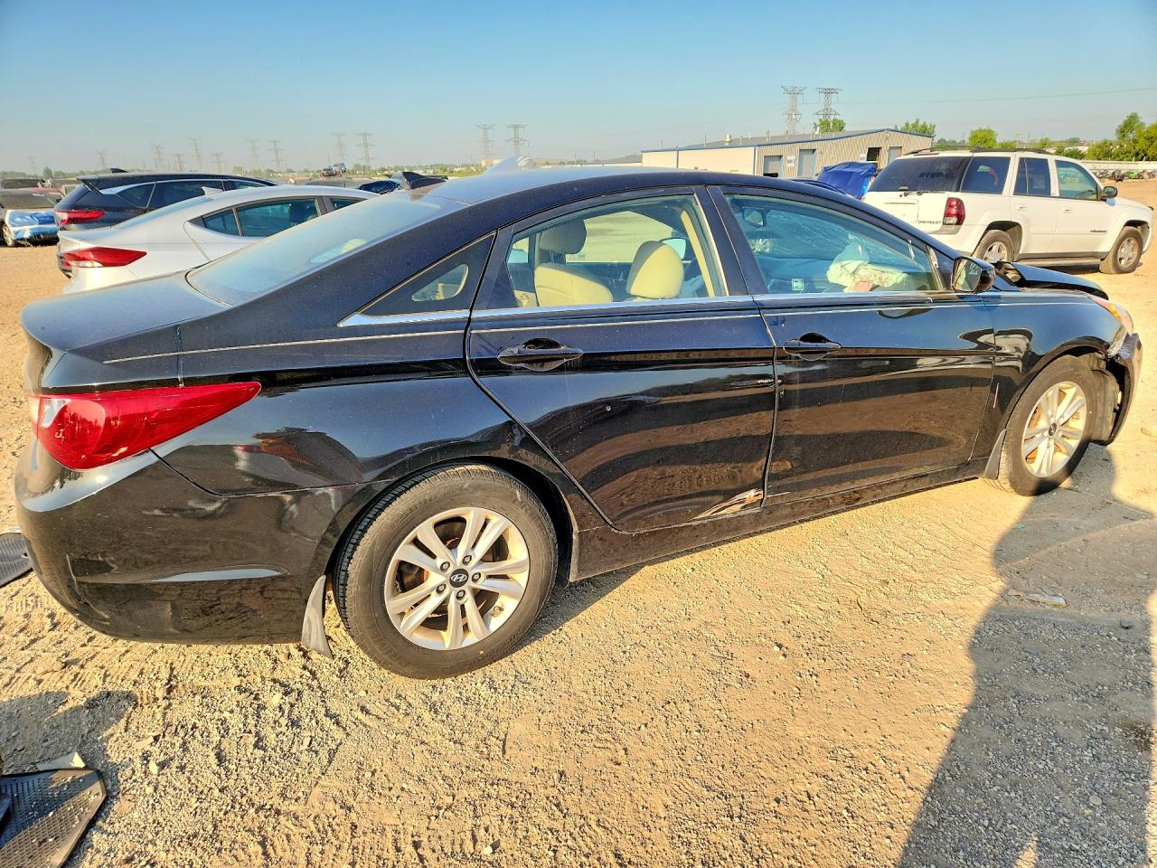 2013 Hyundai Sonata Gls Black vin: 5NPEB4AC2DH808181