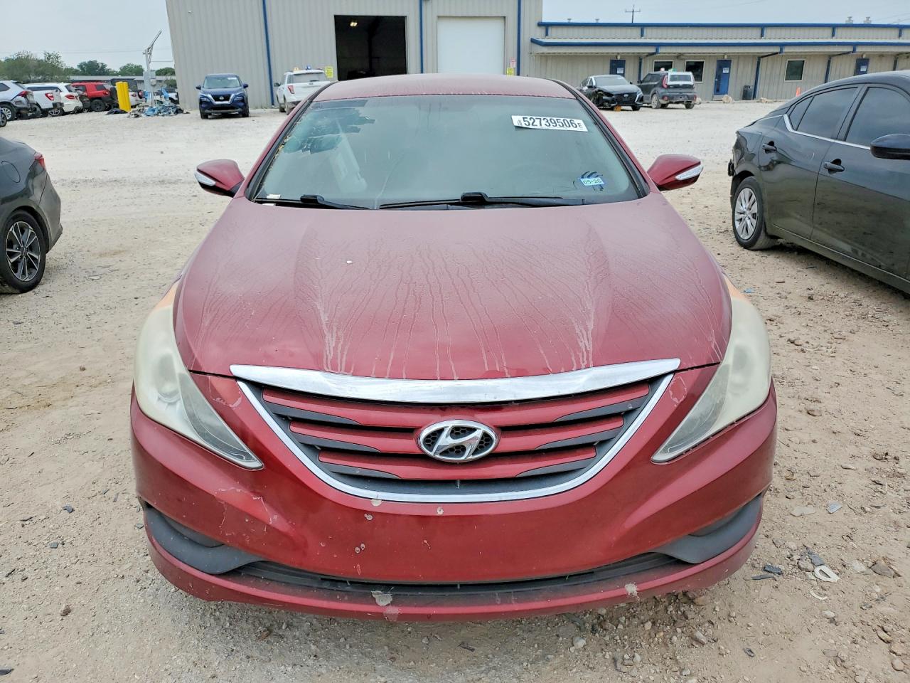 2014 Hyundai Sonata Gls Красный vin: 5NPEB4AC2EH827086