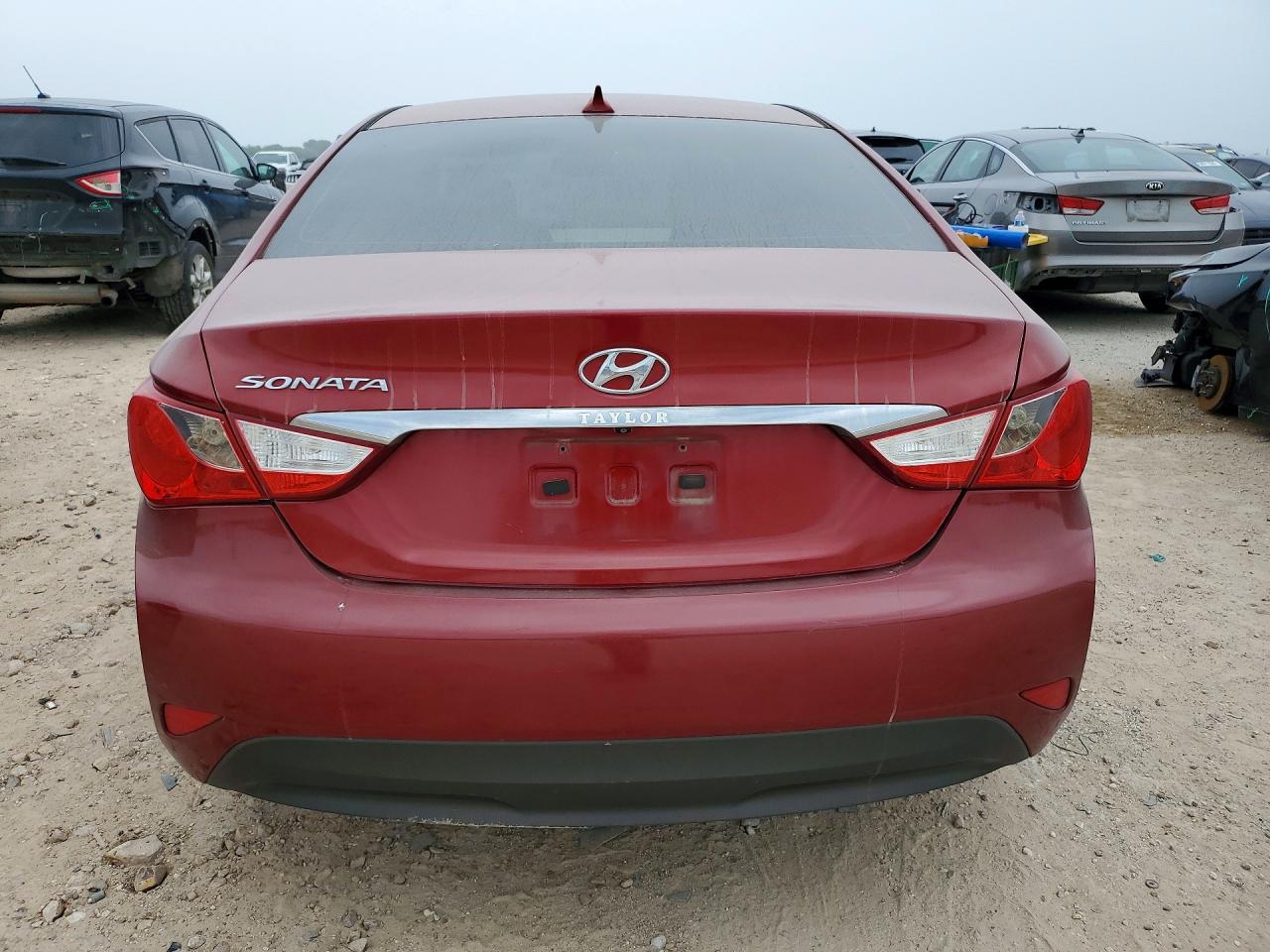 2014 Hyundai Sonata Gls Красный vin: 5NPEB4AC2EH827086