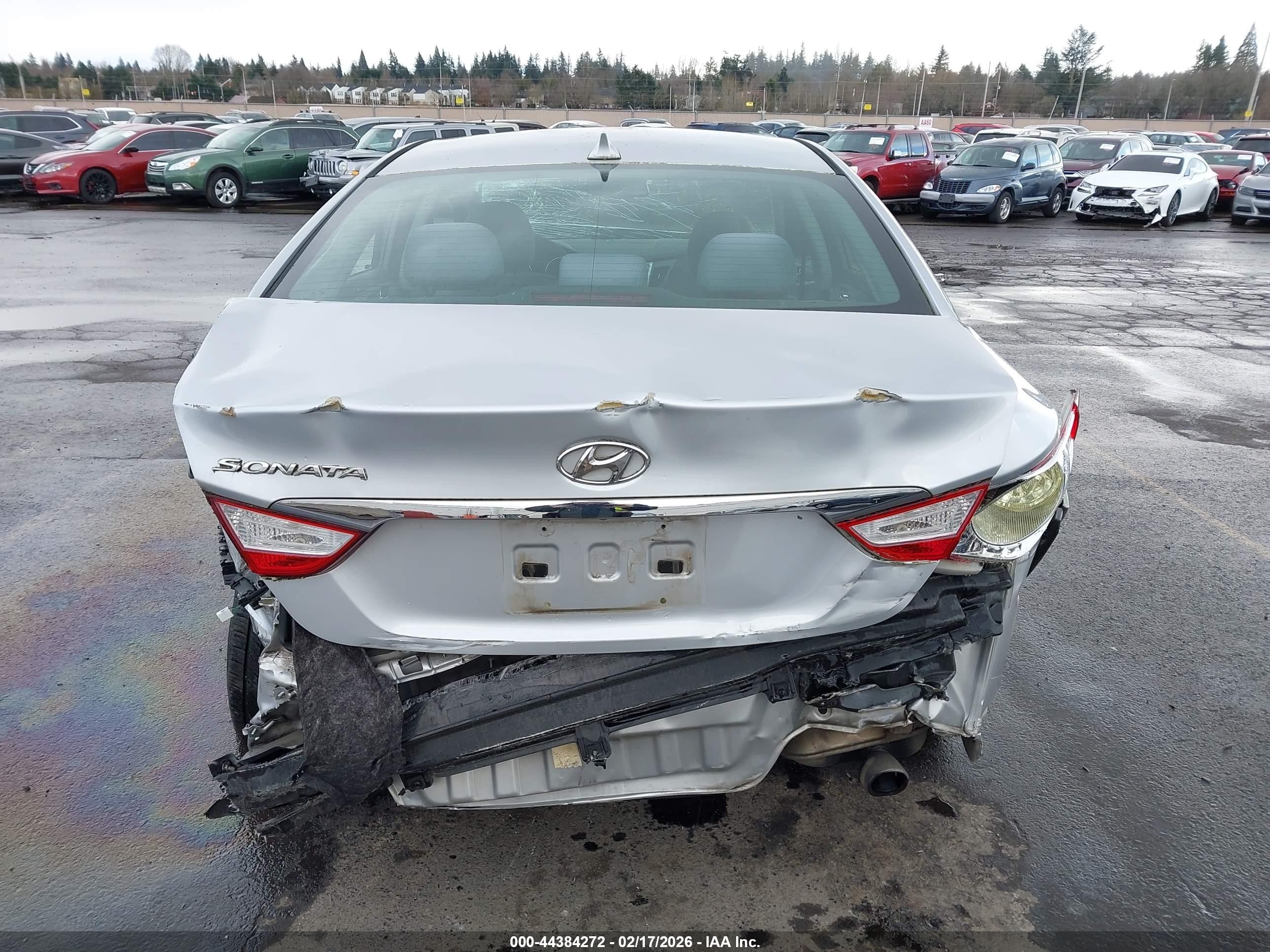 2014 Hyundai Sonata Gls Silver vin: 5NPEB4AC2EH827296