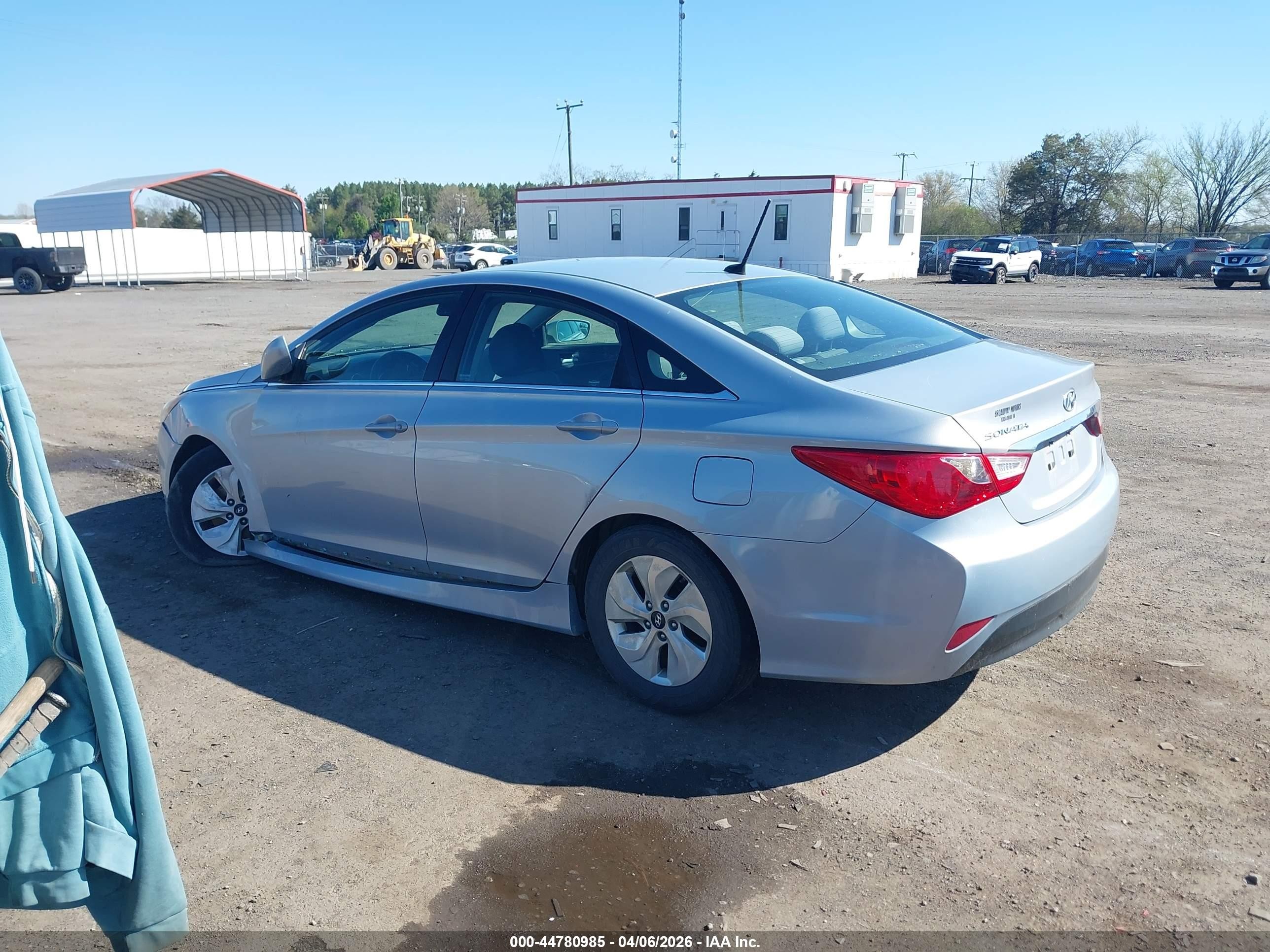 2014 Hyundai Sonata Gls Light Blue vin: 5NPEB4AC2EH828724