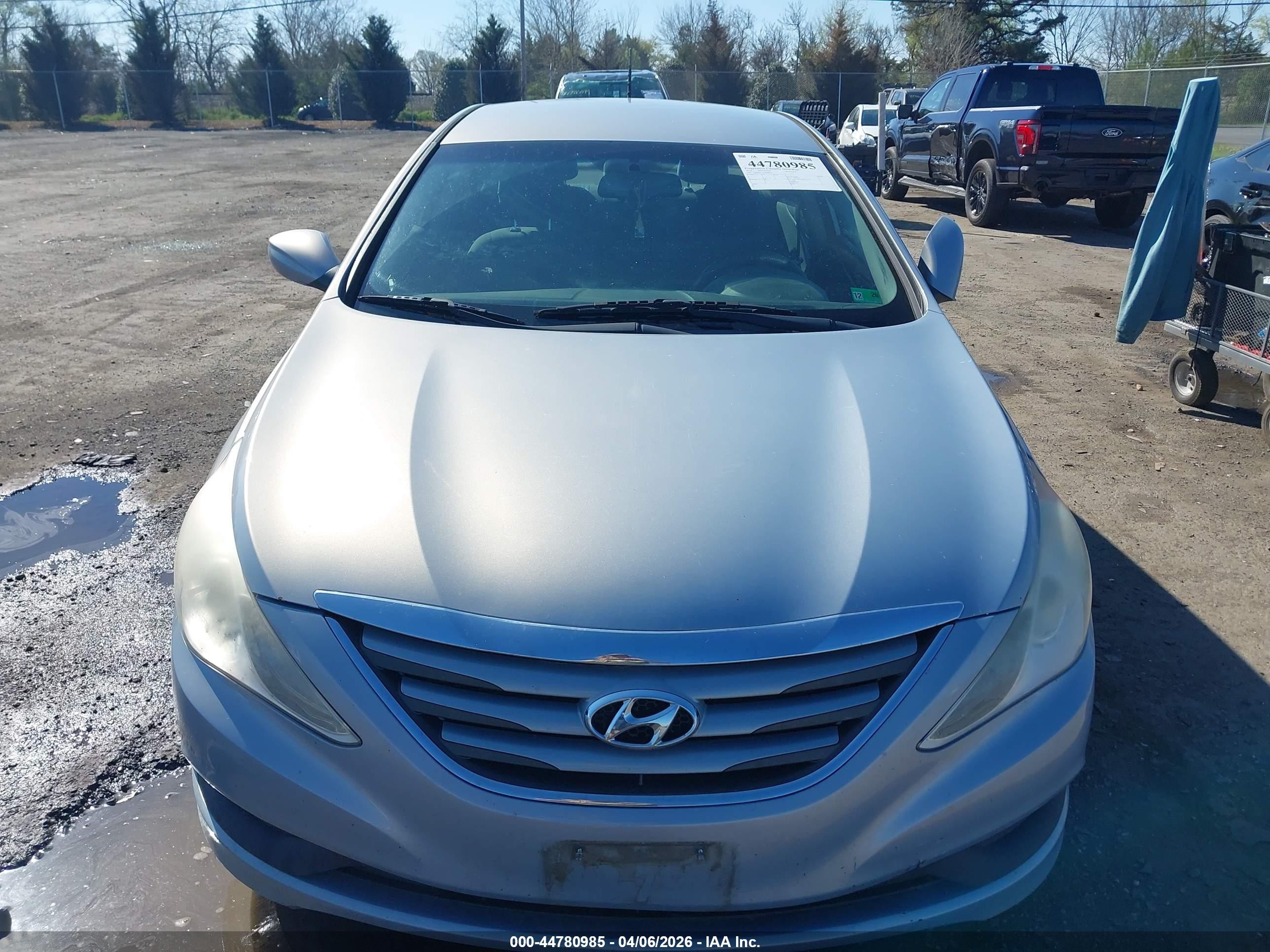 2014 Hyundai Sonata Gls Light Blue vin: 5NPEB4AC2EH828724