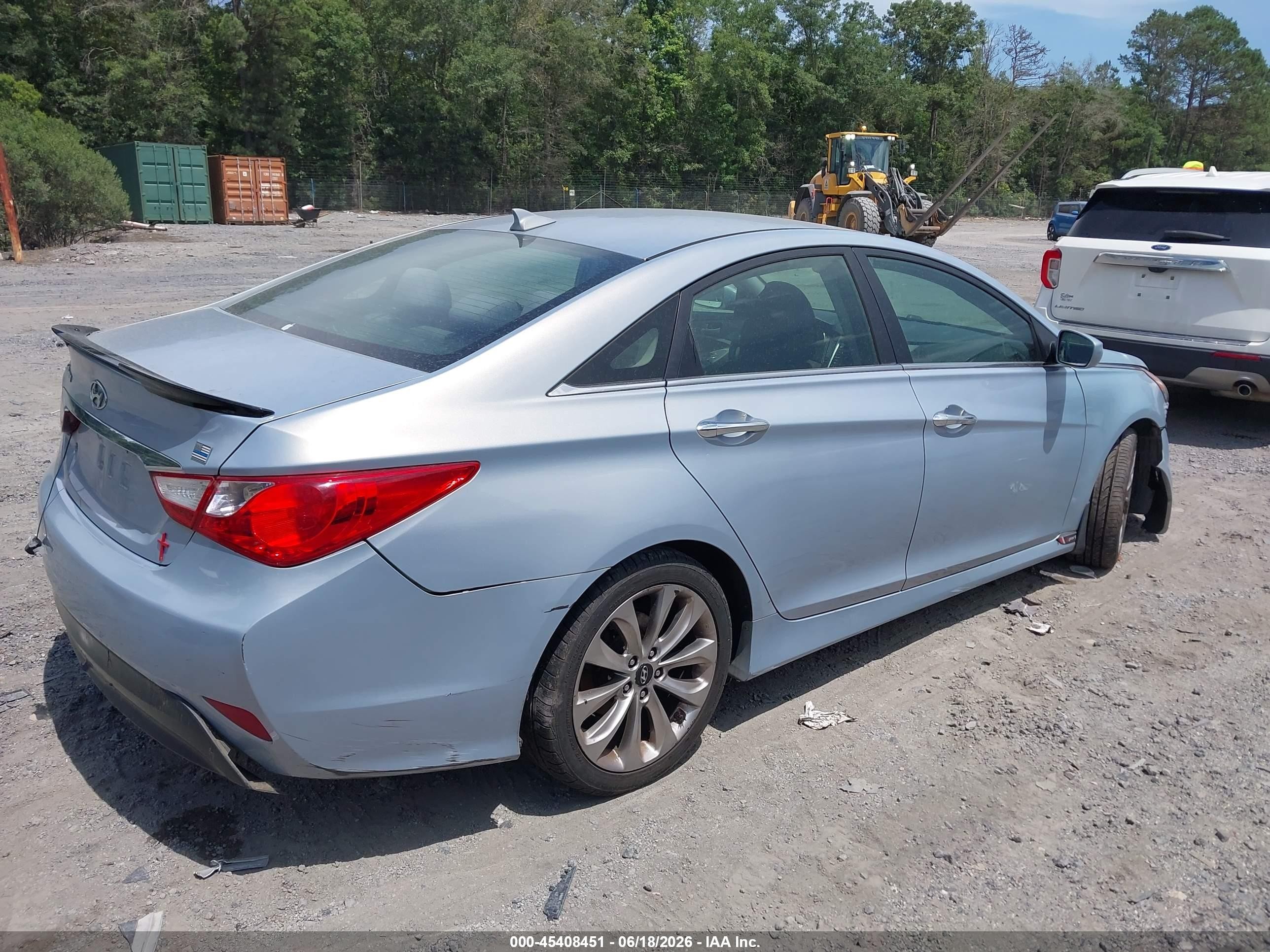 2014 Hyundai Sonata Gls Light Blue vin: 5NPEB4AC2EH829713