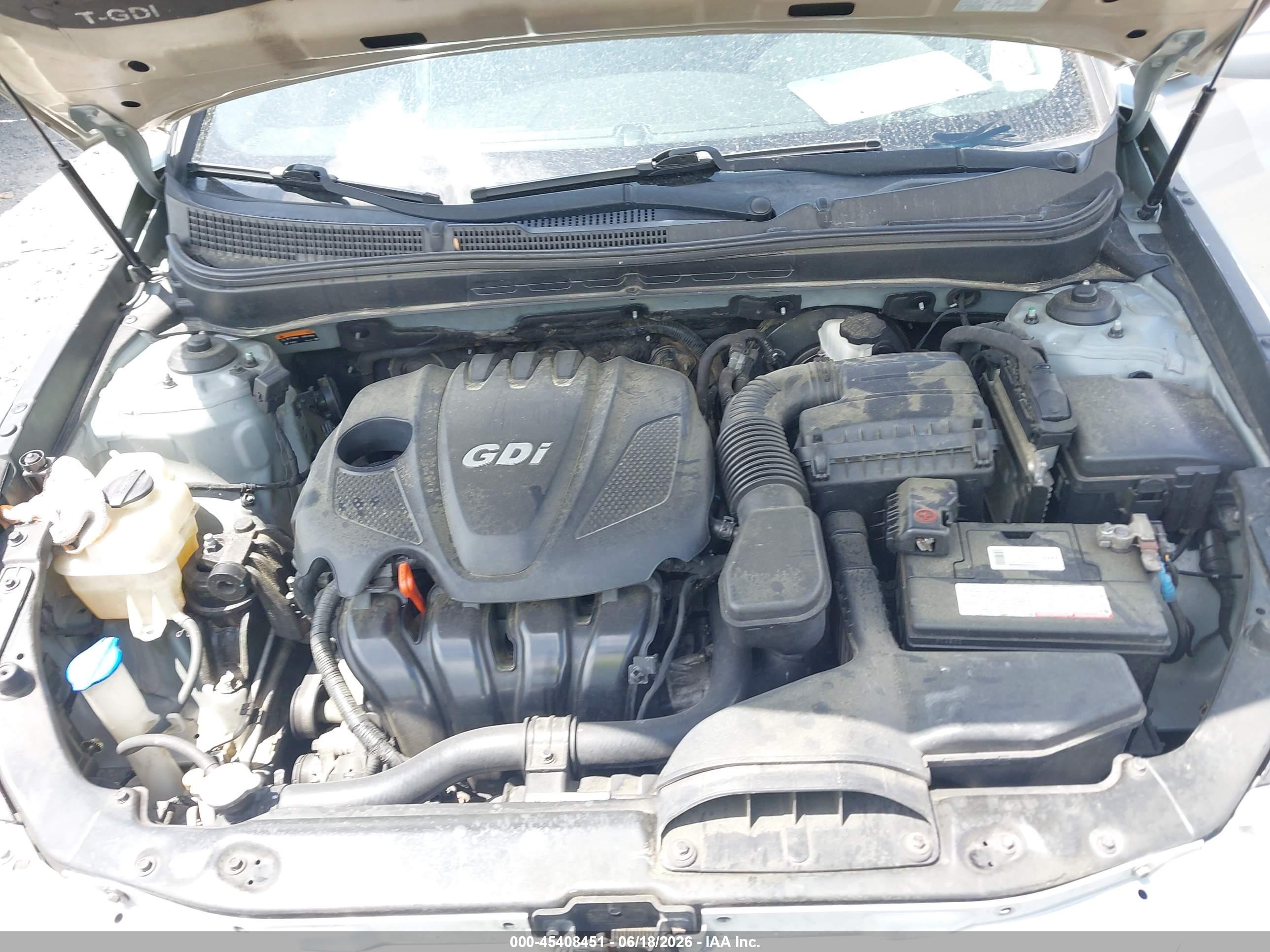 2014 Hyundai Sonata Gls Light Blue vin: 5NPEB4AC2EH829713