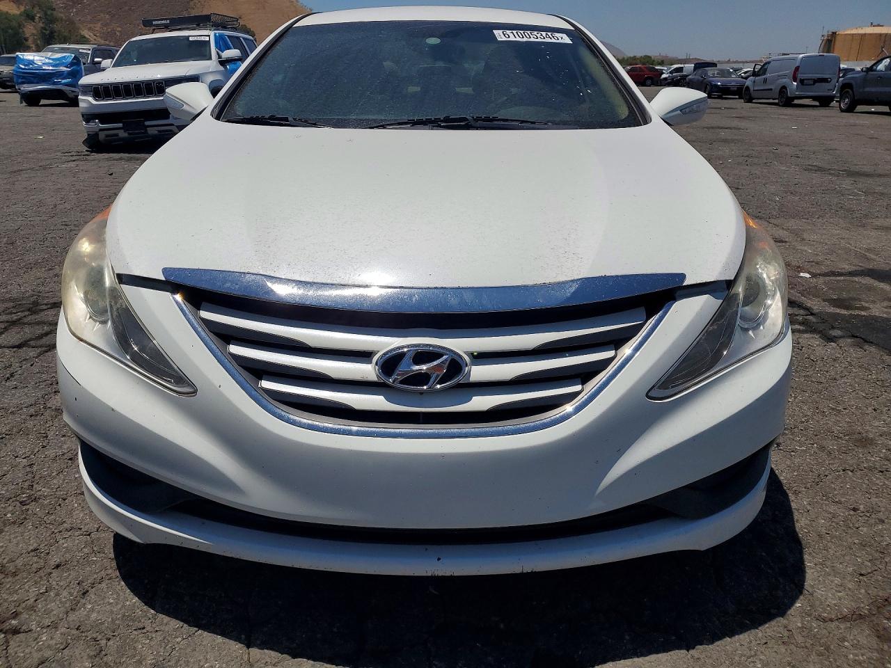 2014 Hyundai Sonata Gls White vin: 5NPEB4AC2EH839366