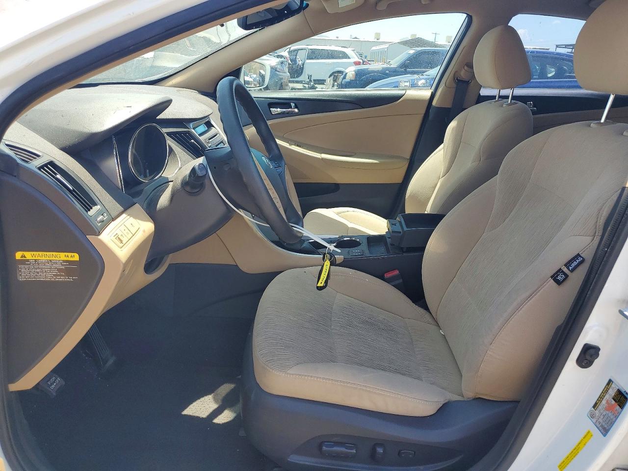 2014 Hyundai Sonata Gls White vin: 5NPEB4AC2EH839366