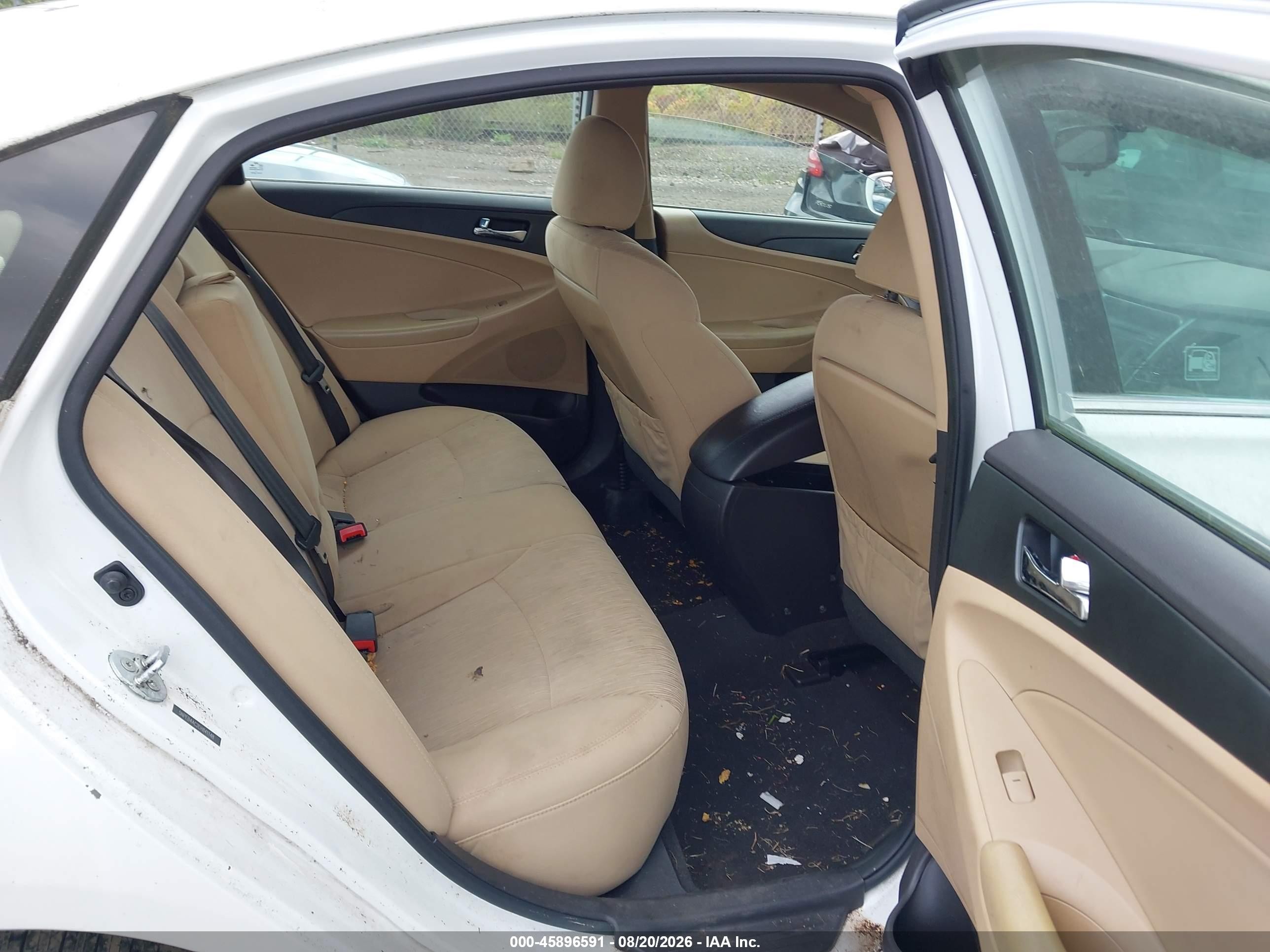 2014 Hyundai Sonata Gls Белый vin: 5NPEB4AC2EH841148