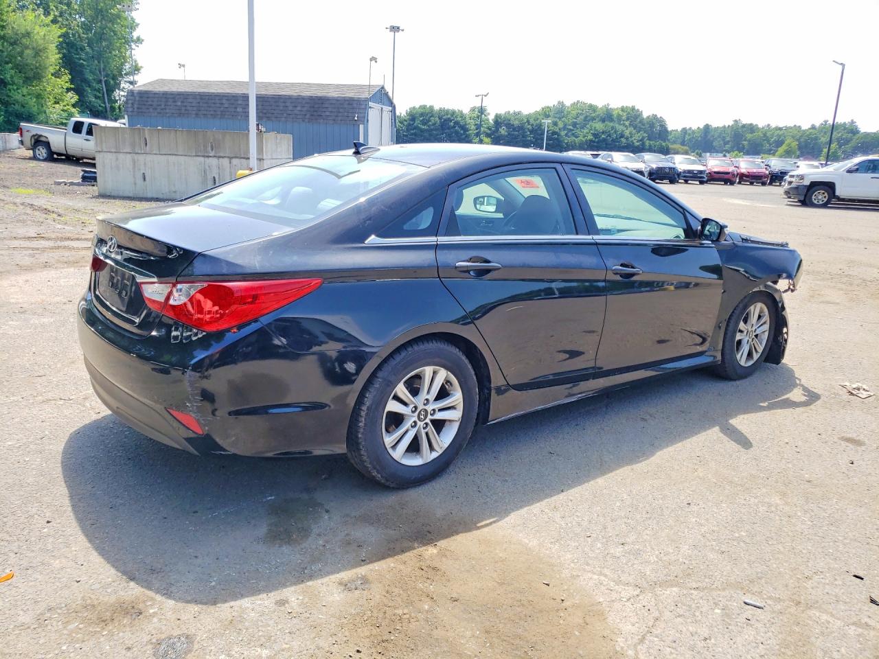 2014 Hyundai Sonata Gls Black vin: 5NPEB4AC2EH845023