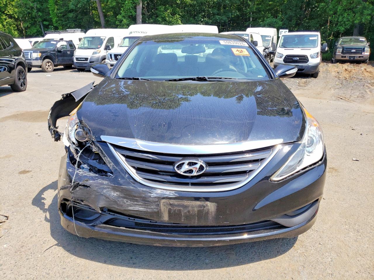 2014 Hyundai Sonata Gls Black vin: 5NPEB4AC2EH845023