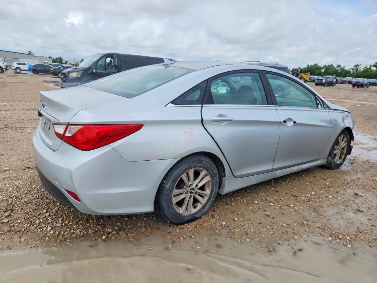2014 Hyundai Sonata Gls Silver vin: 5NPEB4AC2EH851369
