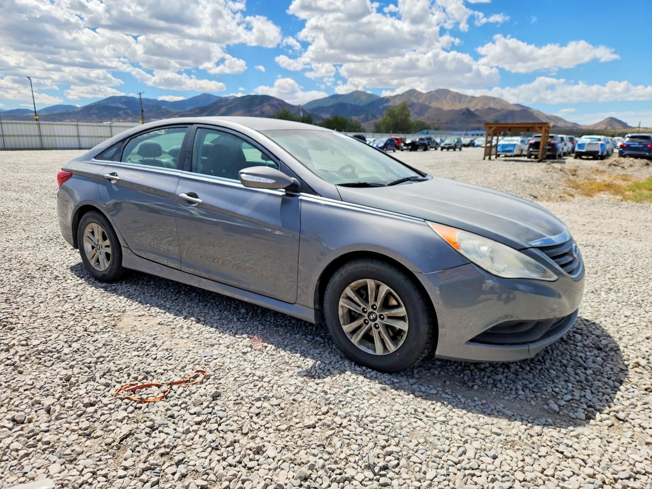 2014 Hyundai Sonata Gls Угольный vin: 5NPEB4AC2EH858175