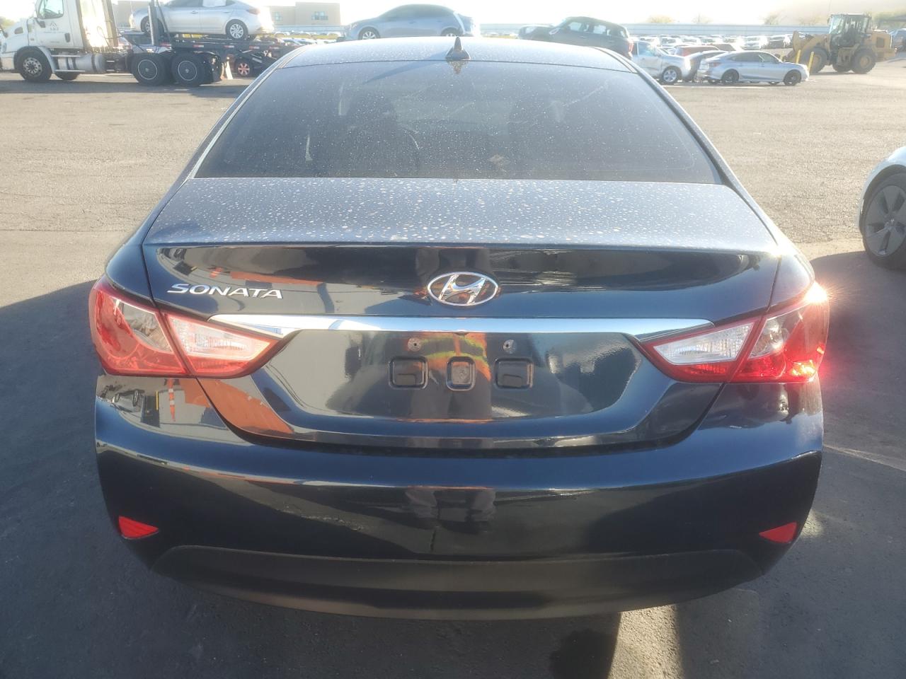 2014 Hyundai Sonata Gls Blue vin: 5NPEB4AC2EH868205