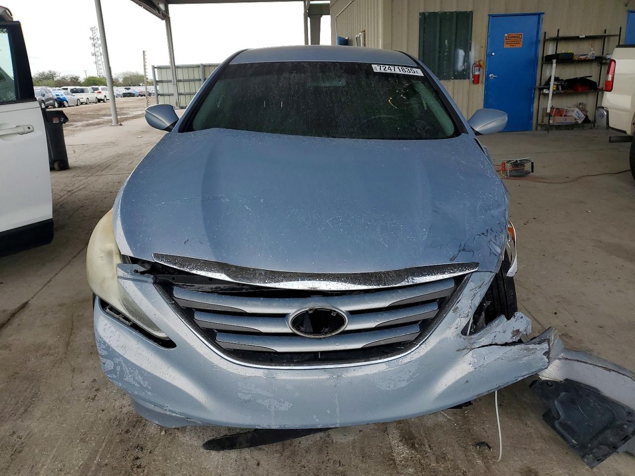 2014 Hyundai Sonata Gls Синий vin: 5NPEB4AC2EH874585