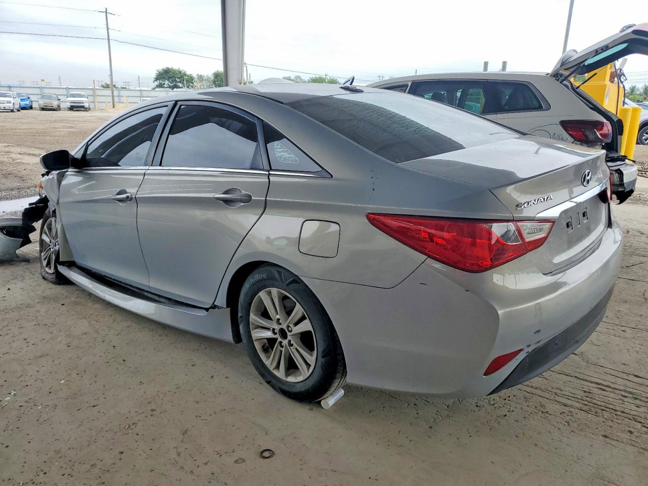 2014 Hyundai Sonata Gls Синий vin: 5NPEB4AC2EH874585