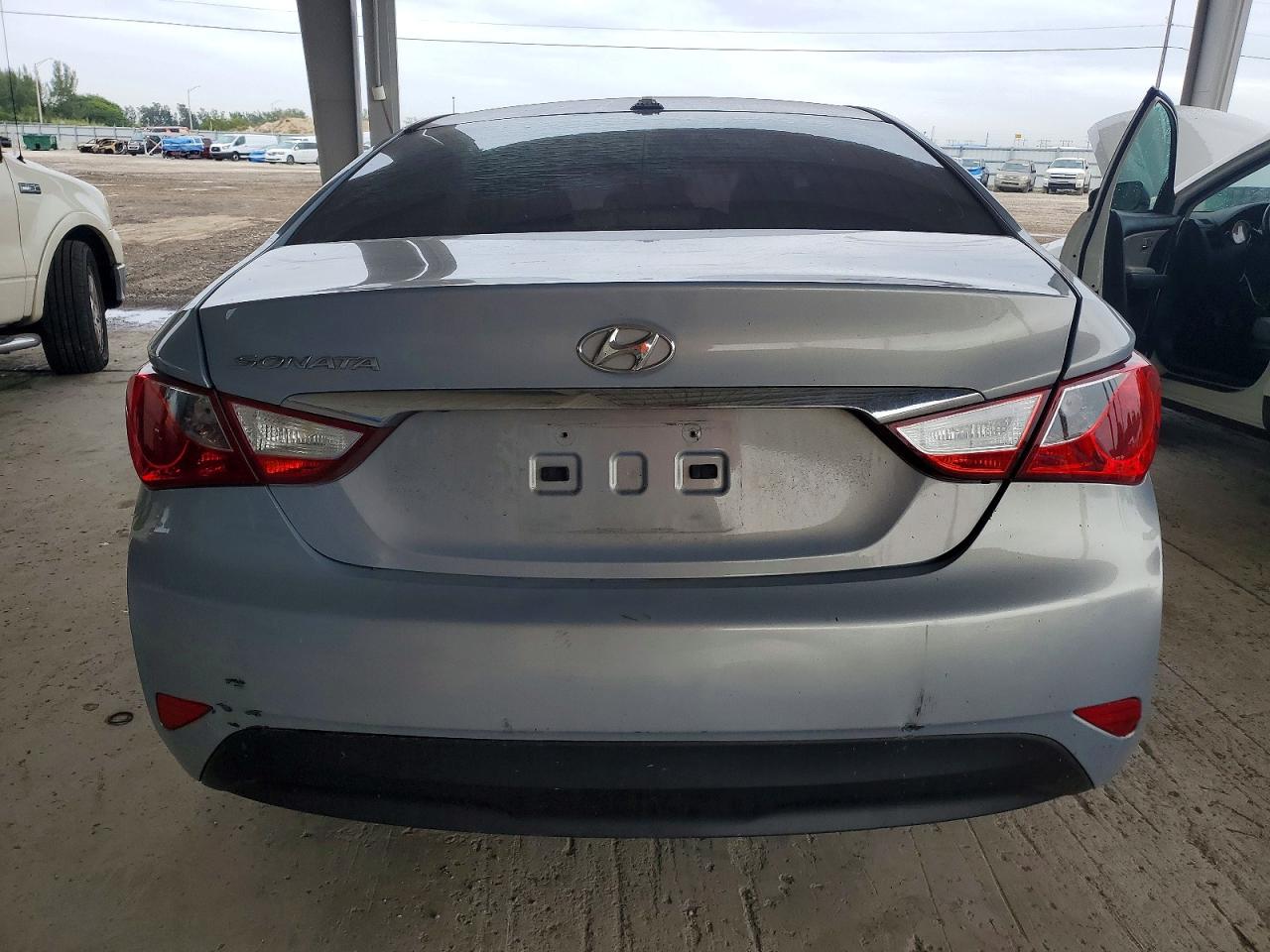 2014 Hyundai Sonata Gls Синий vin: 5NPEB4AC2EH874585