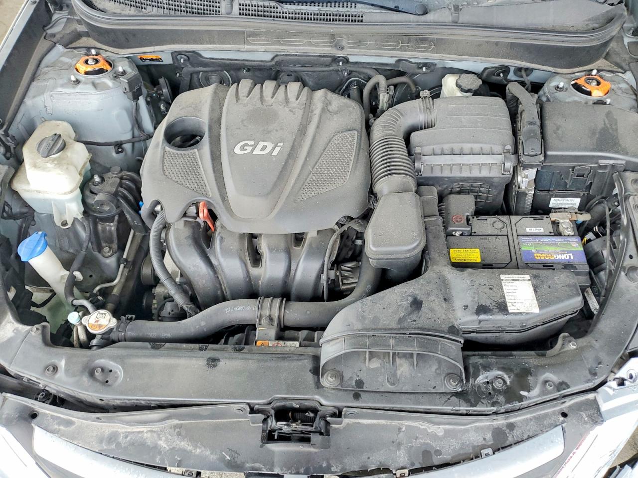 2014 Hyundai Sonata Gls Синий vin: 5NPEB4AC2EH874585