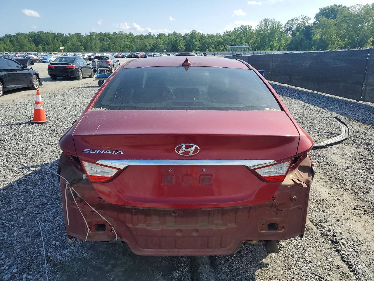 2014 Hyundai Sonata Gls Red vin: 5NPEB4AC2EH875204