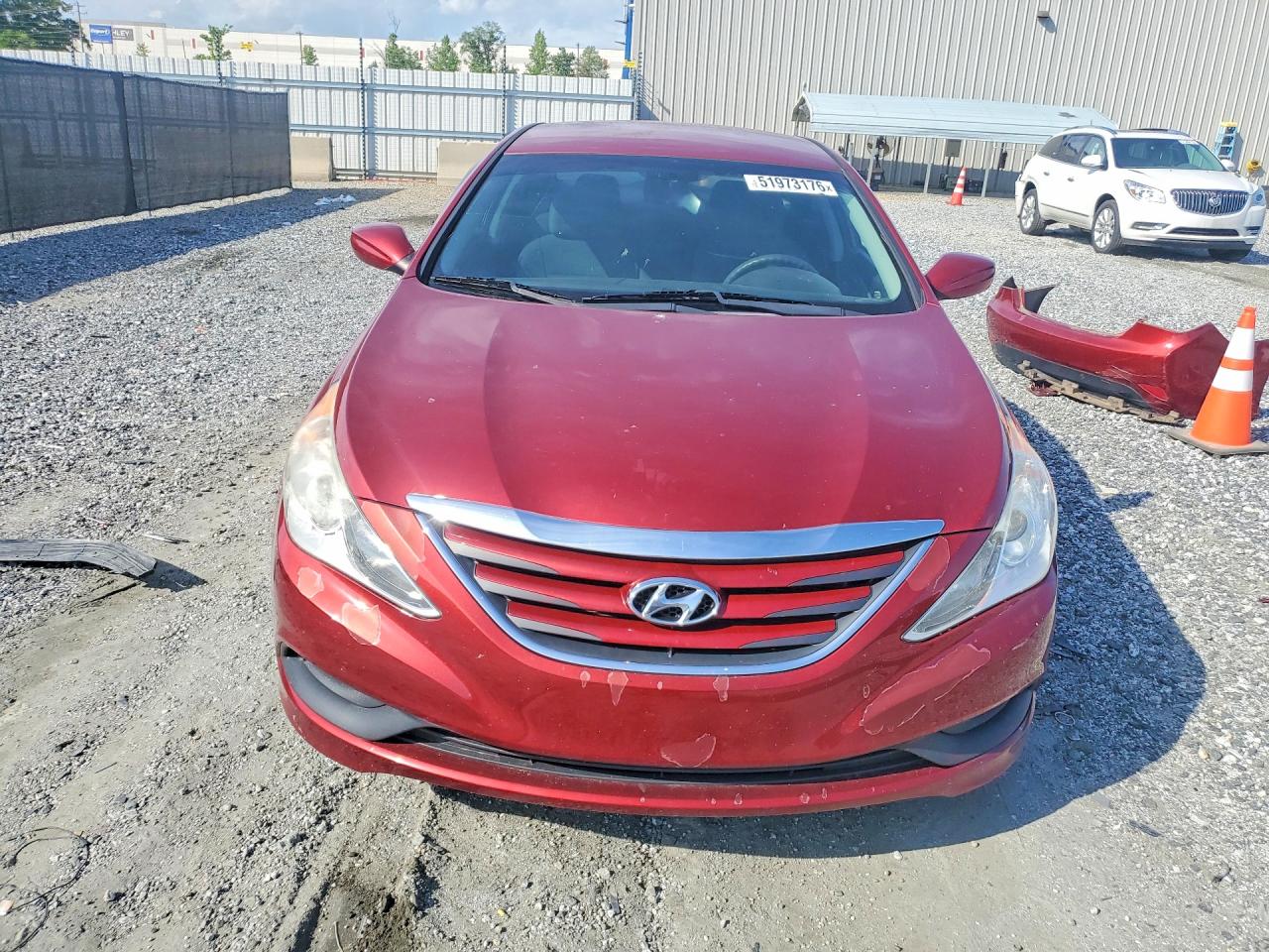 2014 Hyundai Sonata Gls Red vin: 5NPEB4AC2EH875204