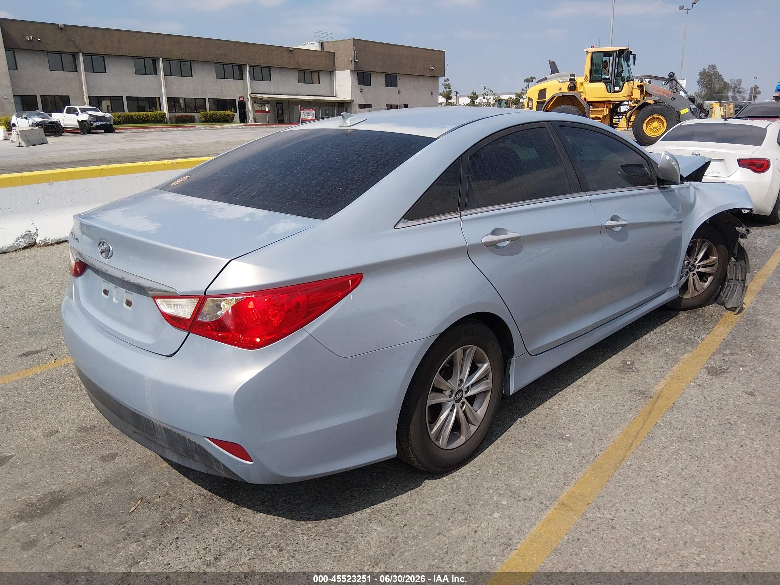 2014 Hyundai Sonata Gls Silver vin: 5NPEB4AC2EH879821