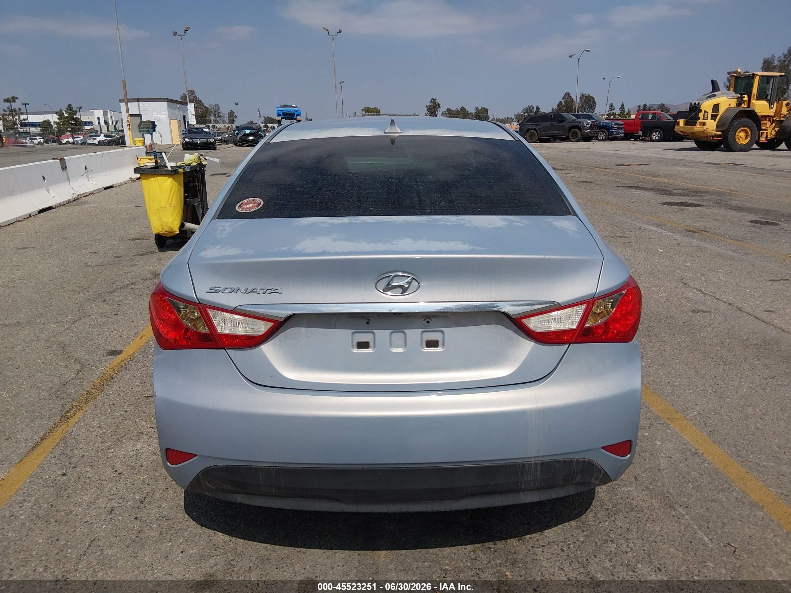 2014 Hyundai Sonata Gls Silver vin: 5NPEB4AC2EH879821