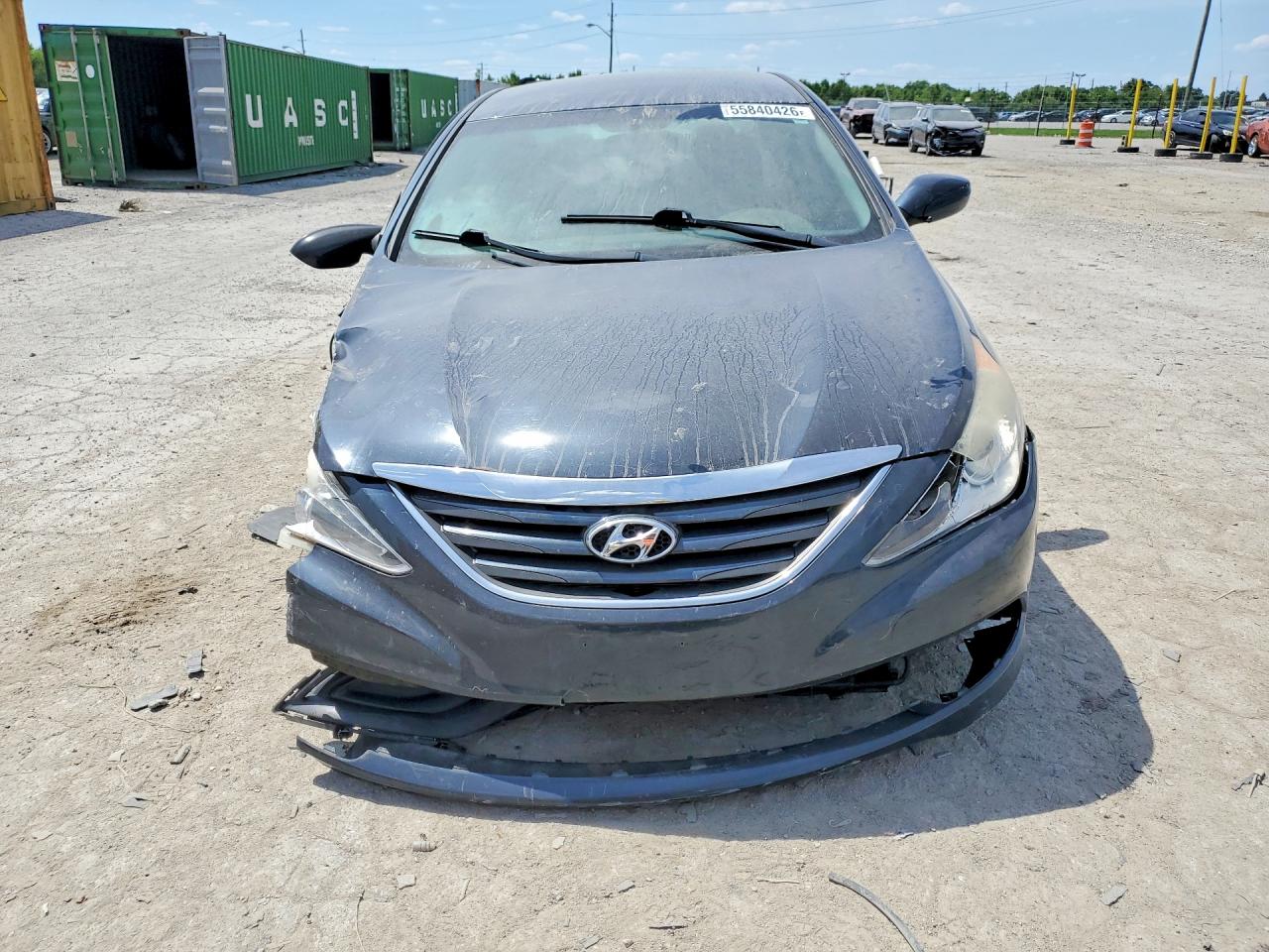 2014 Hyundai Sonata Gls Gray vin: 5NPEB4AC2EH894271