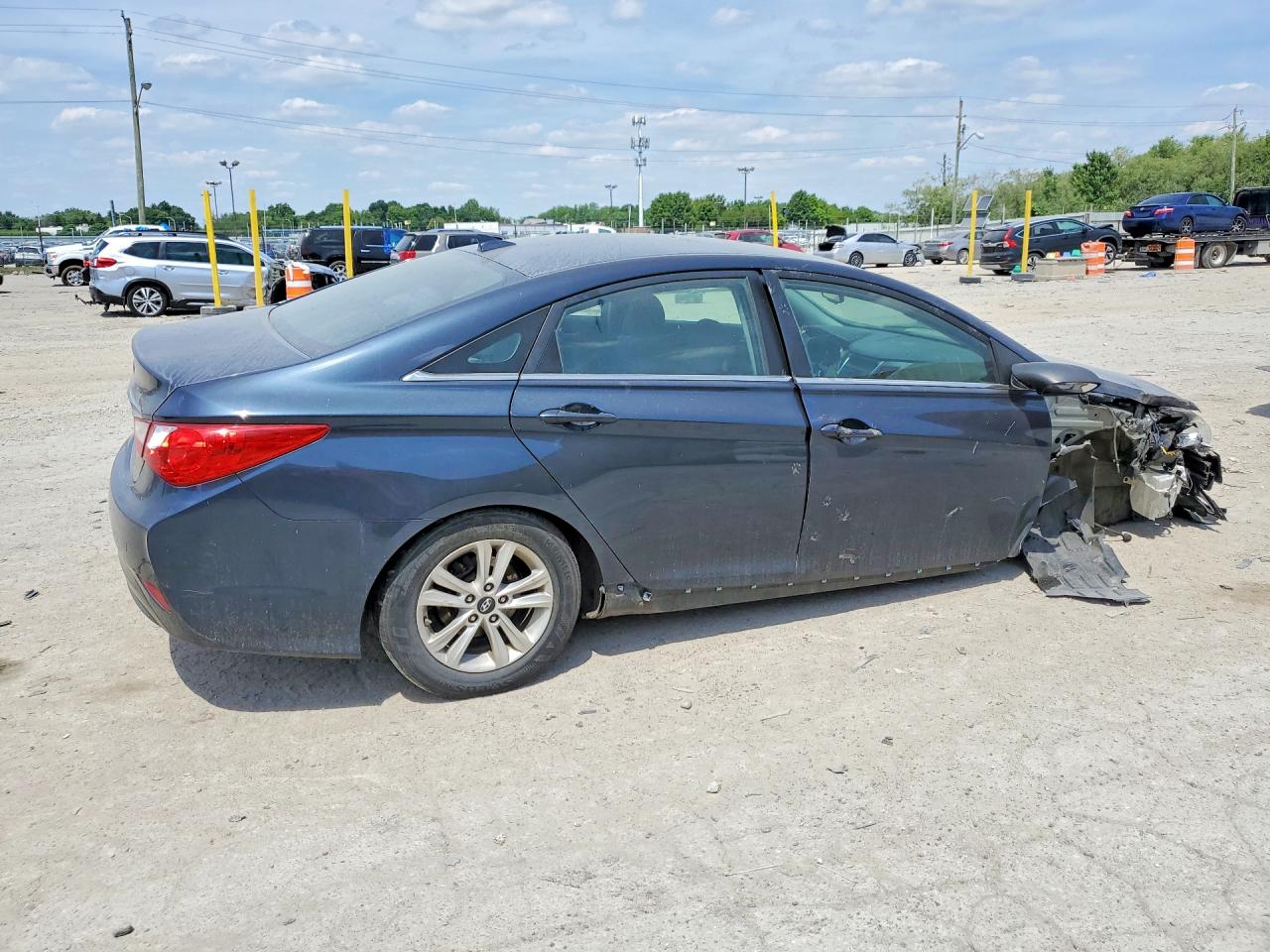2014 Hyundai Sonata Gls Gray vin: 5NPEB4AC2EH894271