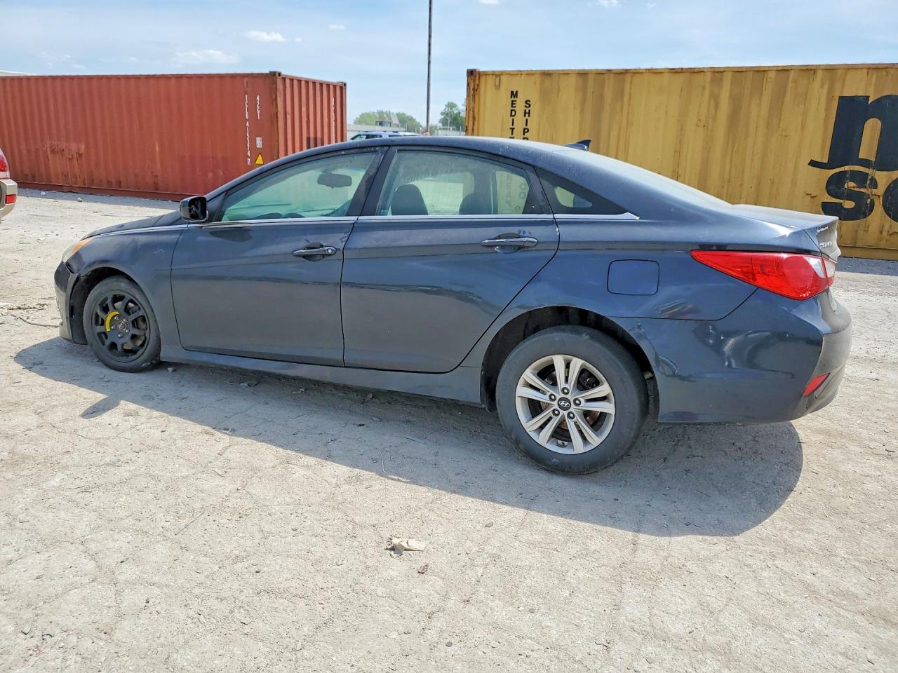 2014 Hyundai Sonata Gls Gray vin: 5NPEB4AC2EH894271