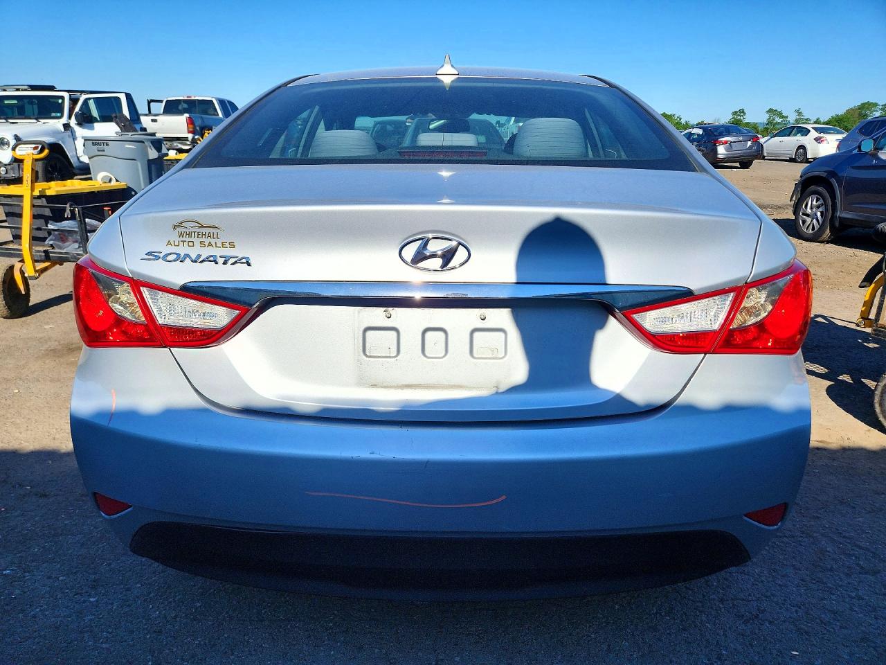 2014 Hyundai Sonata Gls Silver vin: 5NPEB4AC2EH895369