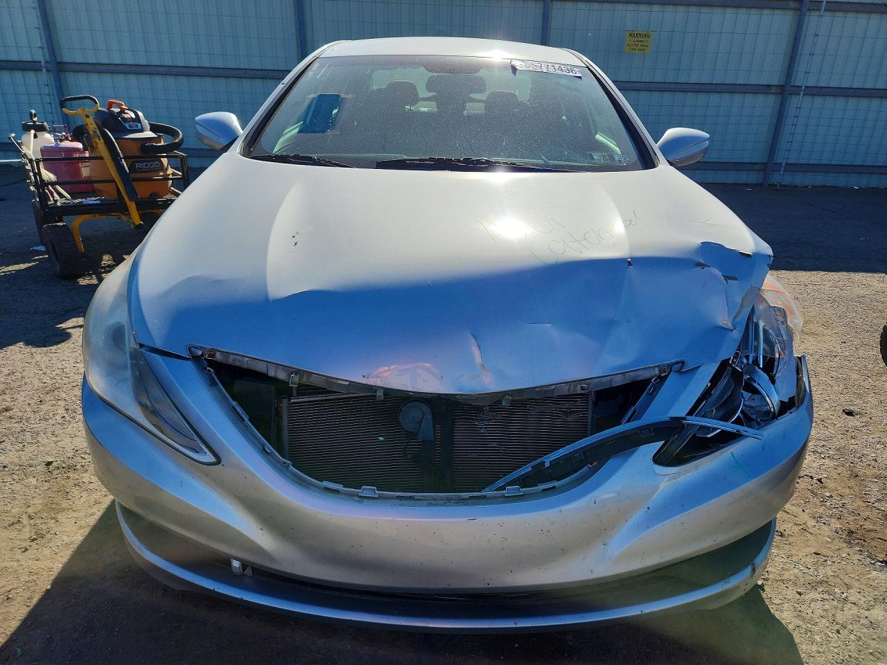 2014 Hyundai Sonata Gls Silver vin: 5NPEB4AC2EH895369
