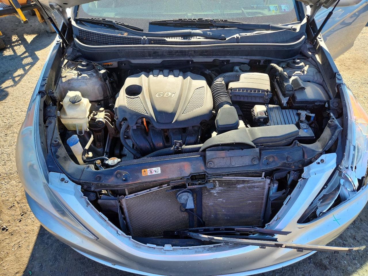 2014 Hyundai Sonata Gls Silver vin: 5NPEB4AC2EH895369