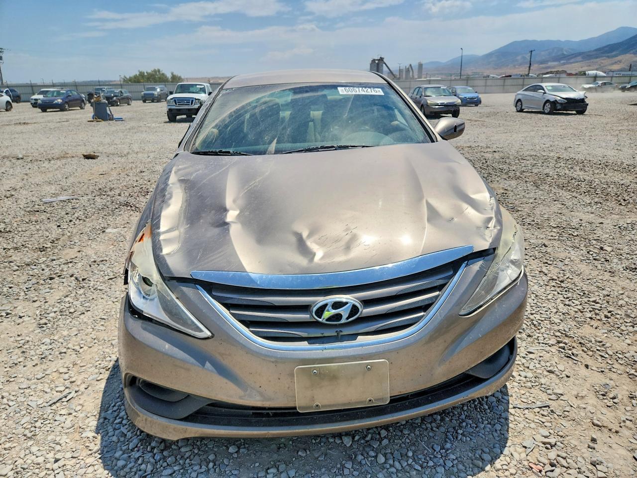 2014 Hyundai Sonata Gls Tan vin: 5NPEB4AC2EH901736
