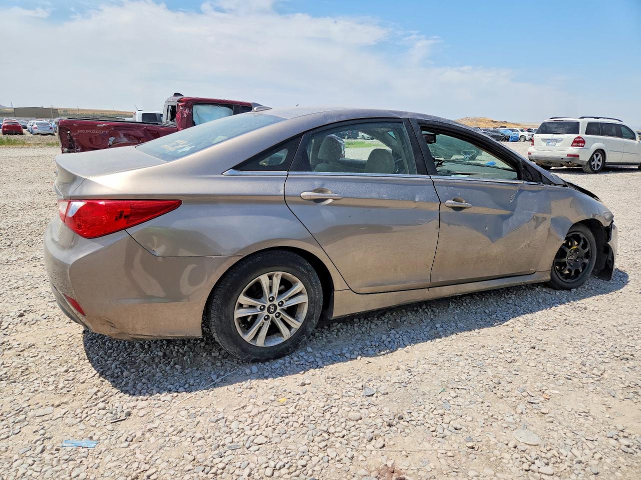 2014 Hyundai Sonata Gls Tan vin: 5NPEB4AC2EH901736