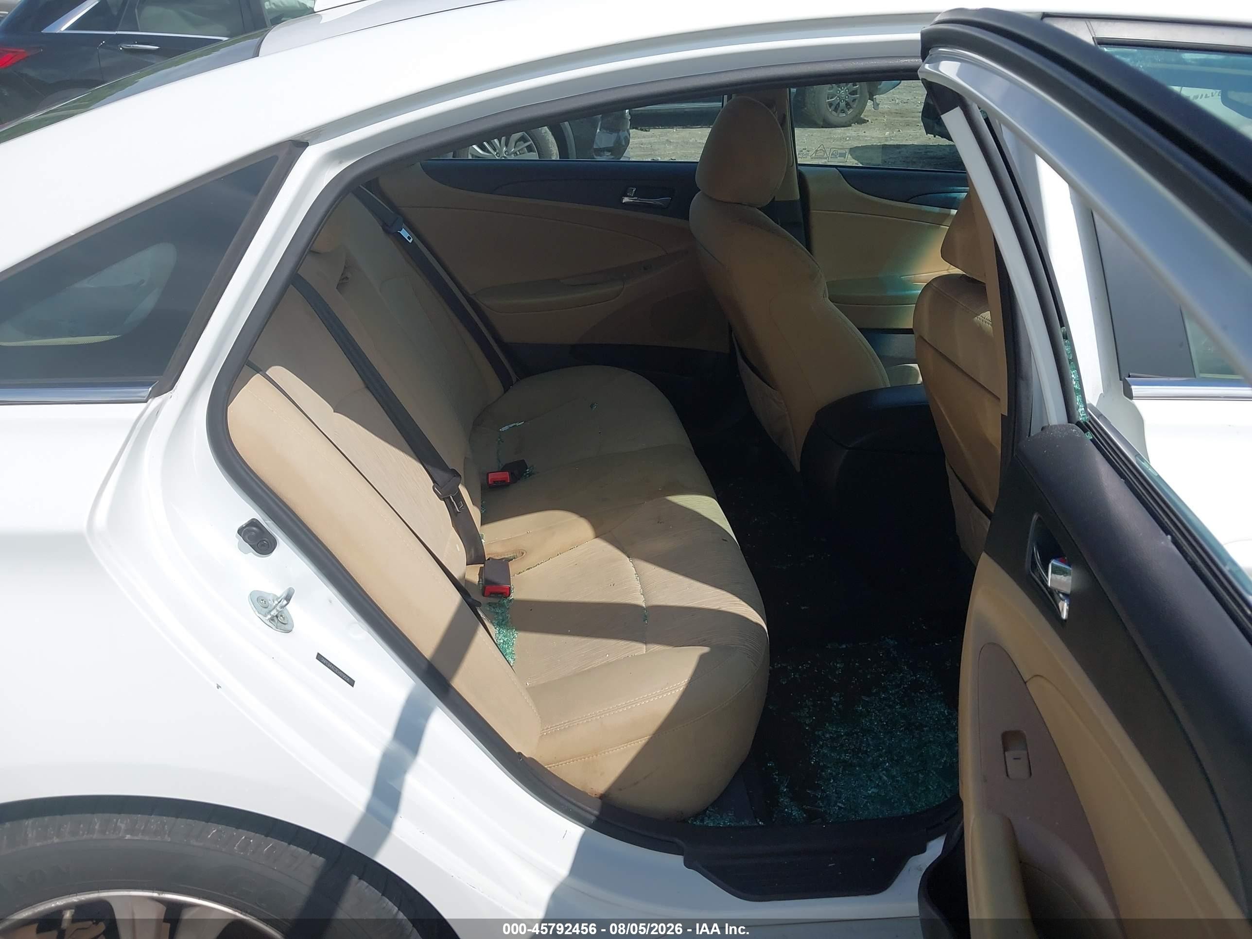 2014 Hyundai Sonata Gls White vin: 5NPEB4AC2EH919556