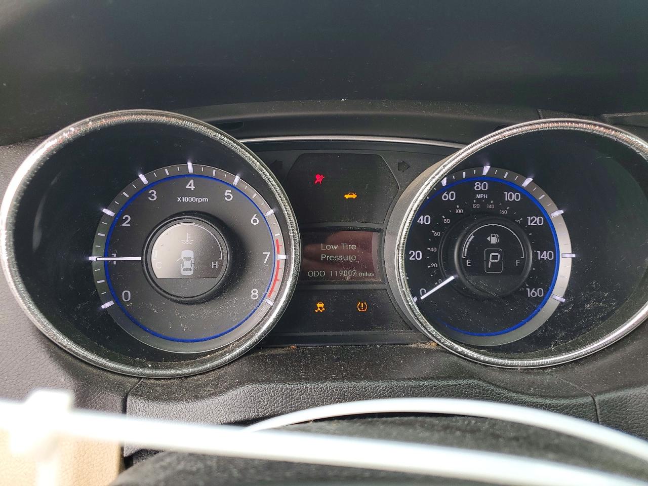 2014 Hyundai Sonata Gls White vin: 5NPEB4AC2EH919587