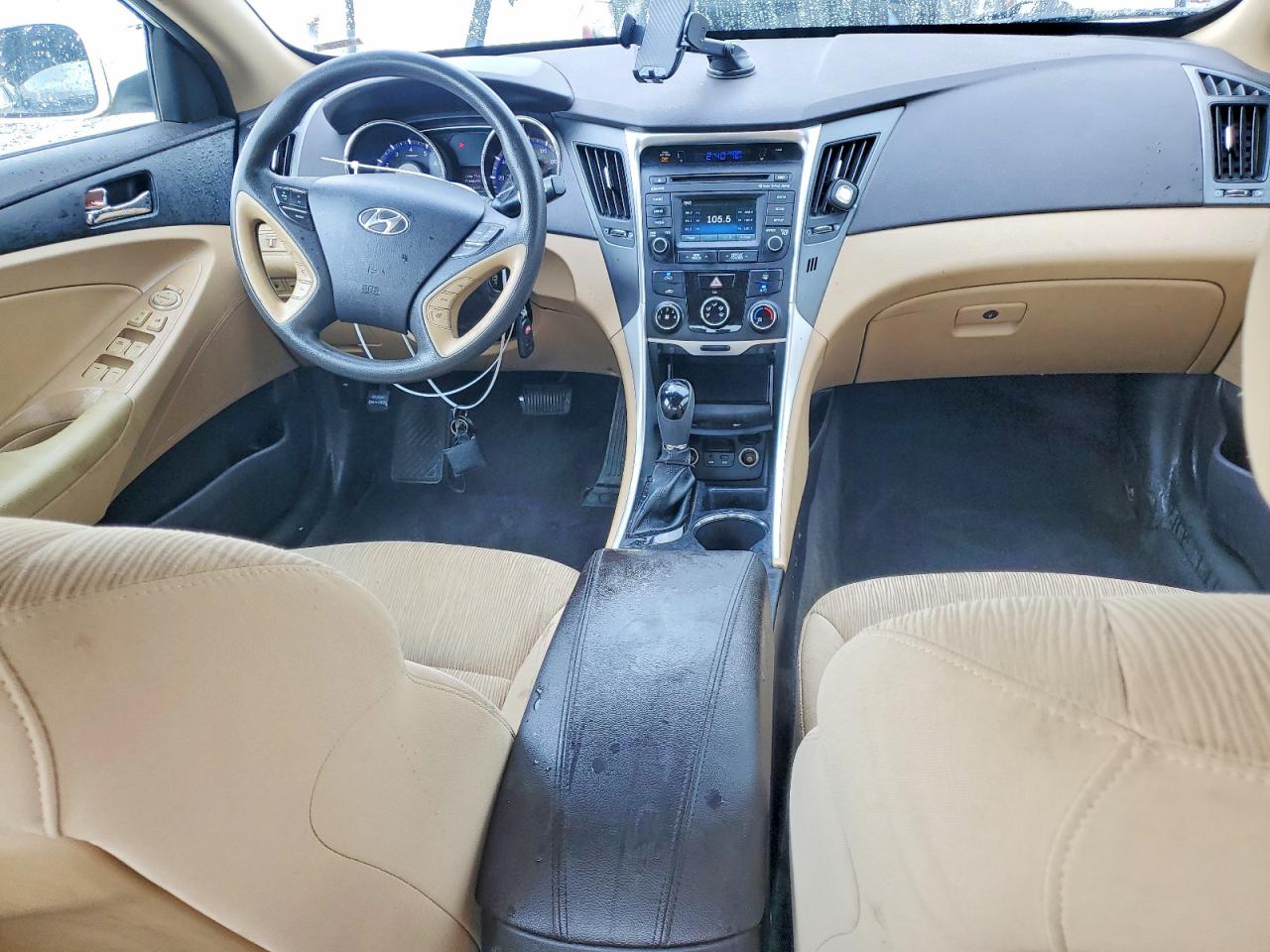 2014 Hyundai Sonata Gls White vin: 5NPEB4AC2EH919587