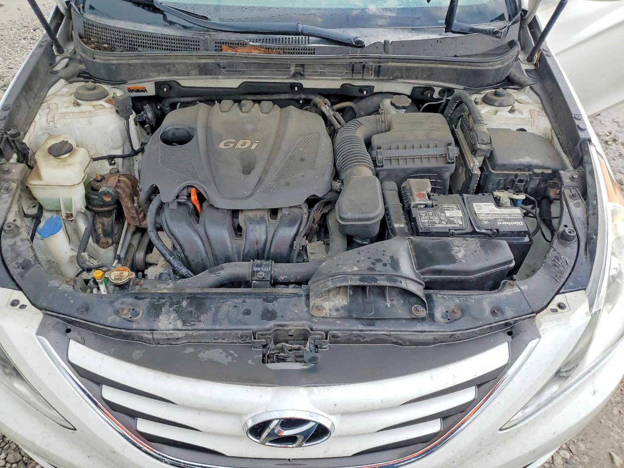 2014 Hyundai Sonata Gls White vin: 5NPEB4AC2EH919587