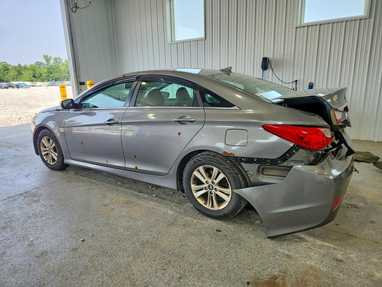 2014 Hyundai Sonata Gls Серый vin: 5NPEB4AC2EH921193