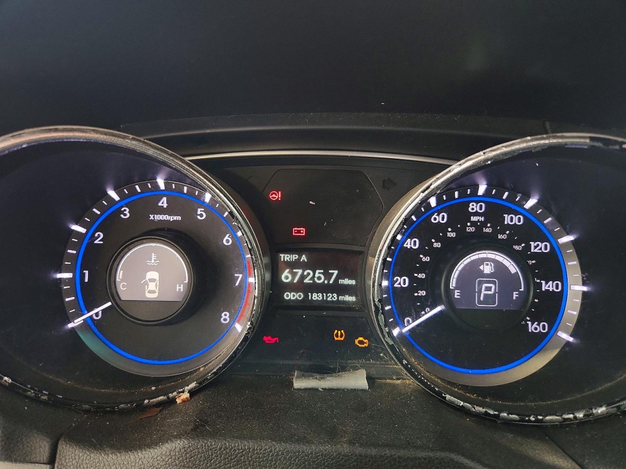 2014 Hyundai Sonata Gls Серый vin: 5NPEB4AC2EH921193