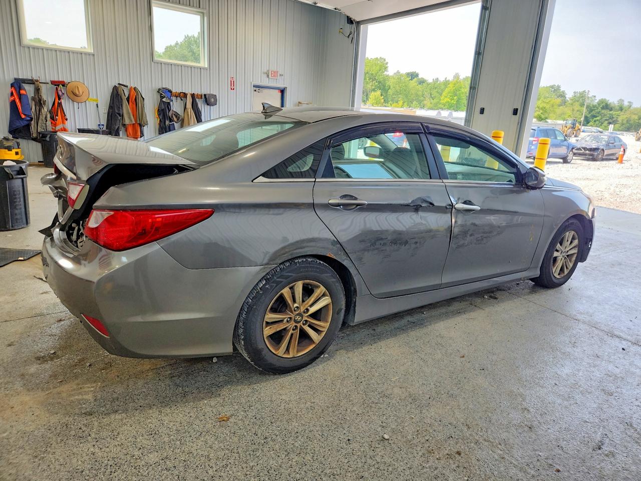 2014 Hyundai Sonata Gls Серый vin: 5NPEB4AC2EH921193
